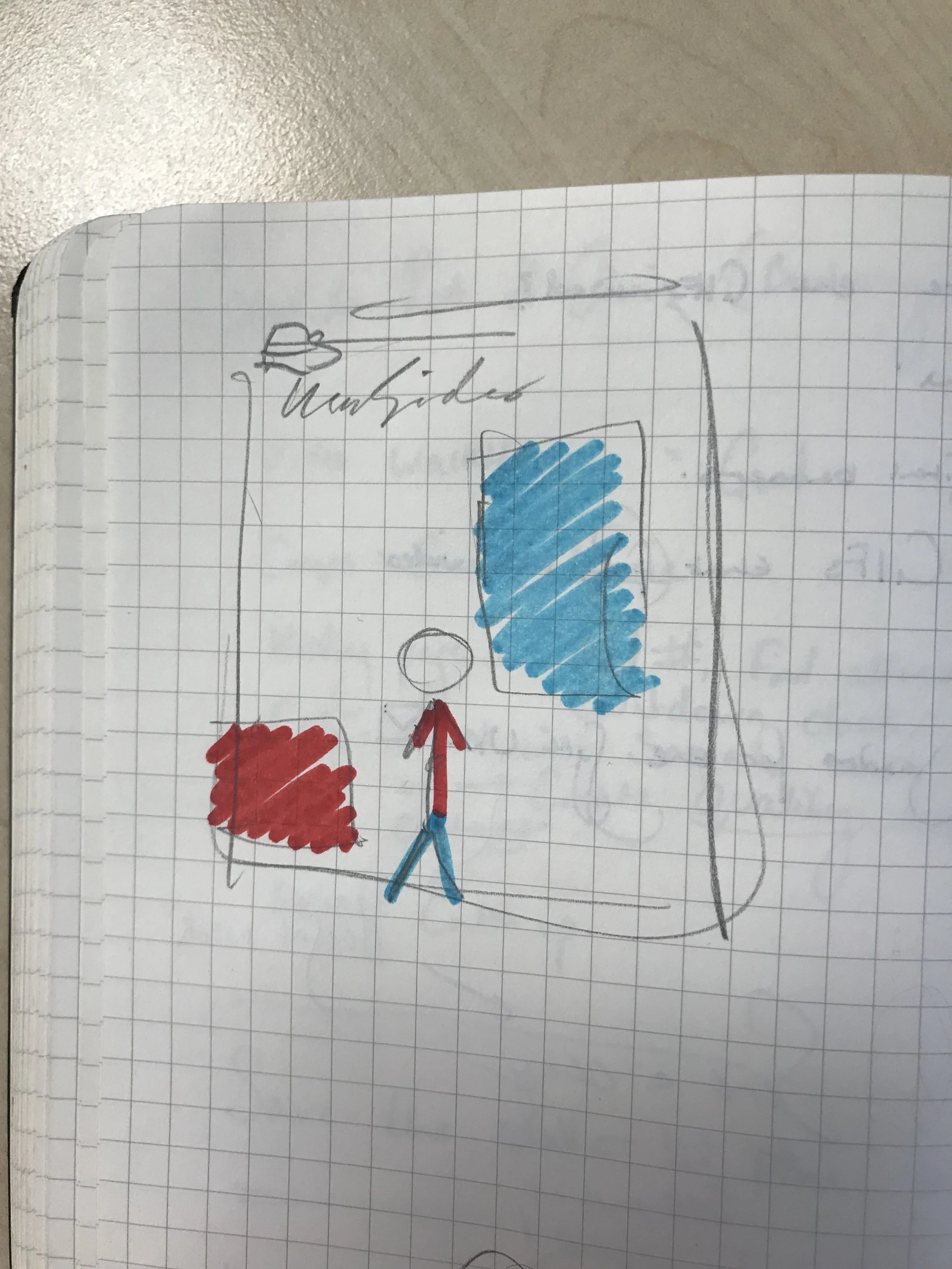 Project those sampled colours behind the user with a hashtag ready for the guest themselves to become a piece of Insider social content