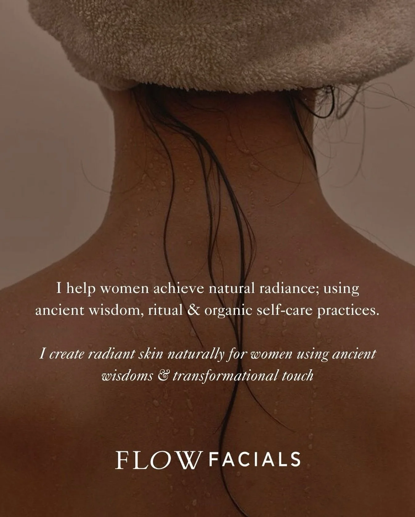 Flow Facials.

I help women achieve natural radiance; using ancient wisdom, ritual and organic self-care practices. Every treatment is a sensory rituals that delivers visible results.

I create radiant skin for peri and menopausal women using ancient
