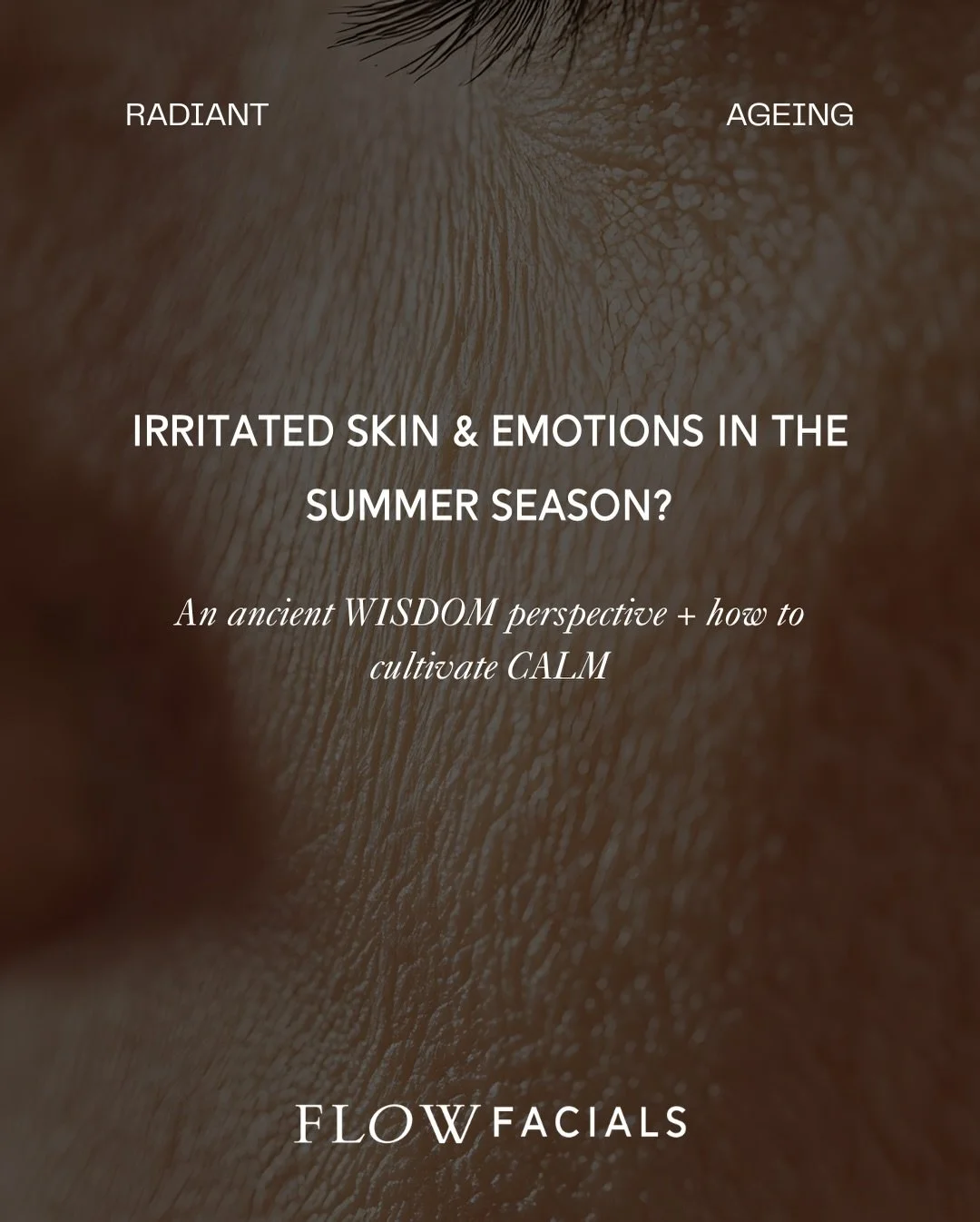 Irritated skin and emotions? This tends to rise in the summer season. 

Summer season is pitta season which is dominated by the fire + water elements.

In Ayurvedic philosophy, what rises around us can rise within us. Pitta season is dominated by hea