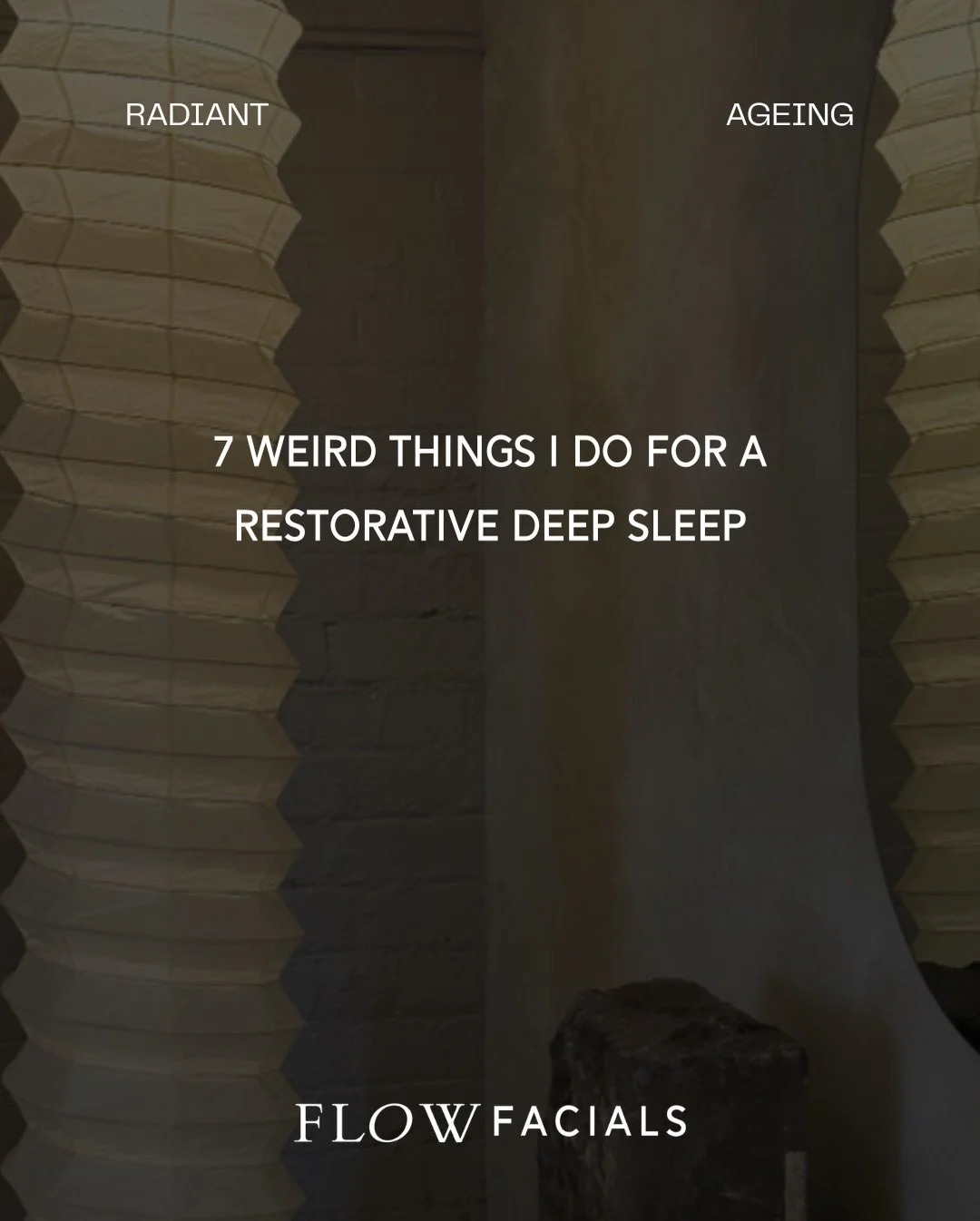 Weird (that aren&rsquo;t actually that weird) rituals to cultivate a restorative sleep.

On our path to radiant skin naturally, we often underestimate the value in nailing the basics. Having deep and restorative sleep is key to a radiant and fresh co