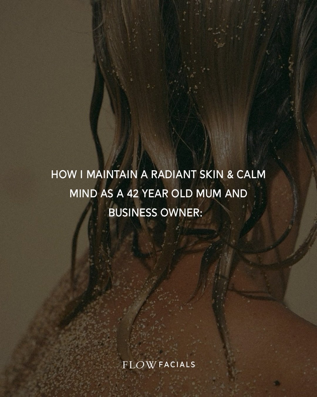 Clients ask me this all the time and radiant skin in your 40&rsquo;s always goes beyond skincare. 

Prioritising nourishing micro rituals and honouring the self-care no one else sees. 

Making space for rest and keeping promises.

Create space to res