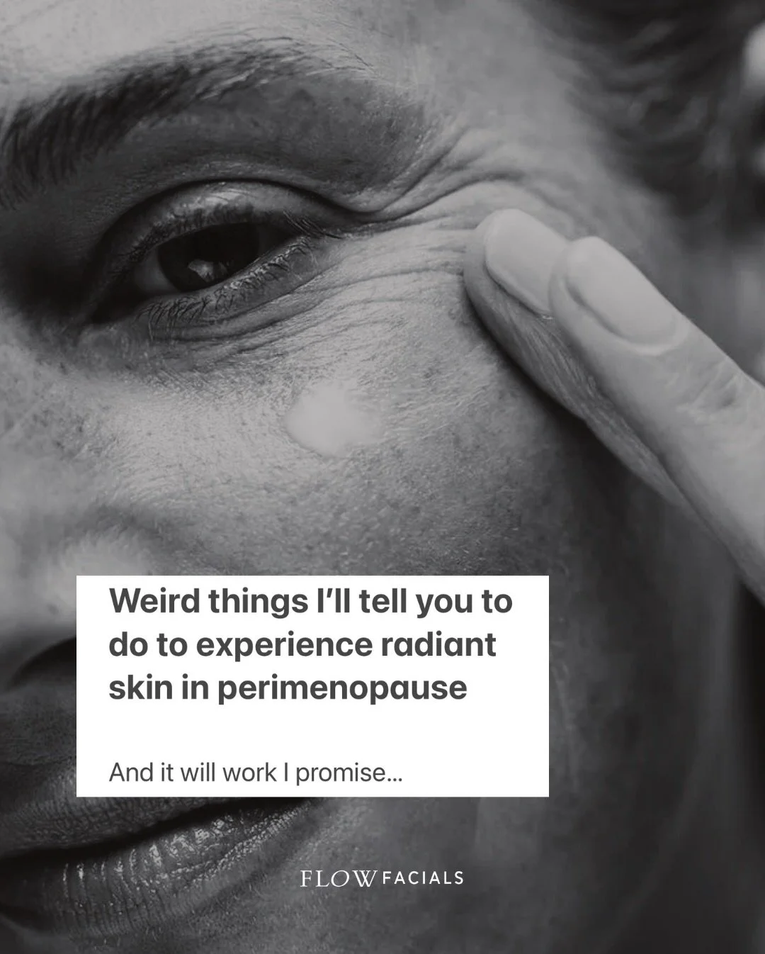 Weird things I&rsquo;ll tell you to do to experience radiant skin in perimenopause. 

One of the most powerful &amp; challenging seasons for women. A time where that pitta flame burns too brightly and vata creates dryness and discombobulation. It&rsq