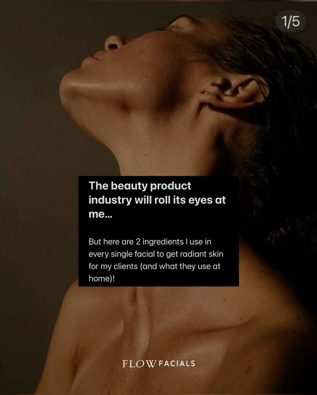 The beauty product industry will roll its eyes at me&hellip;

But here are 2 ingredients I use in every single facial to get radiant skin for my clients (and what they usually end up using at home).

They are staple ingredients that have stood the te