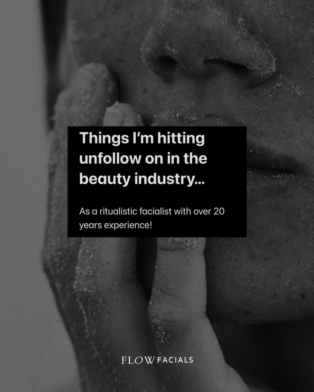 Things I am hitting unfollow on in the beauty industry as someone who has been working in it for nearly 25 years.

We always seem to be searching for next best thing or new thing or the latest wellness or skin trend or fad. Sometimes, I don&rsquo;t e