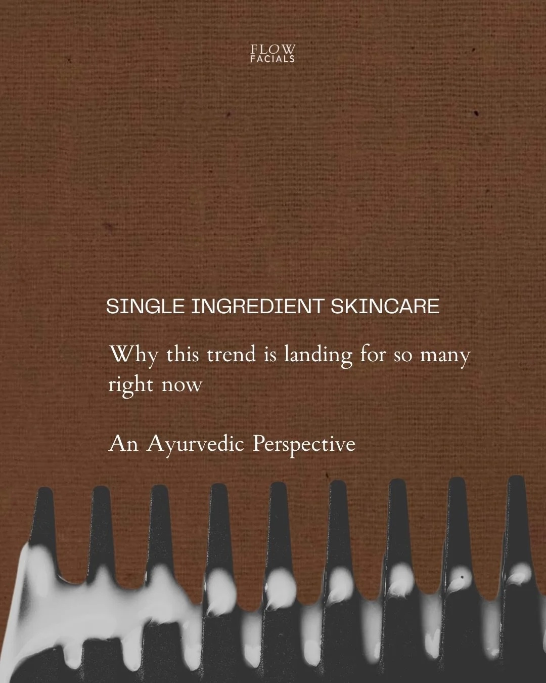 Single ingredient skincare. This is having a moment and for good reason. A very simple Ayurvedic perspective.

There is a concept used in Ayurveda called &lsquo;like increases like&rsquo;. 

This is an anchor point for how we create balance in an Ayu