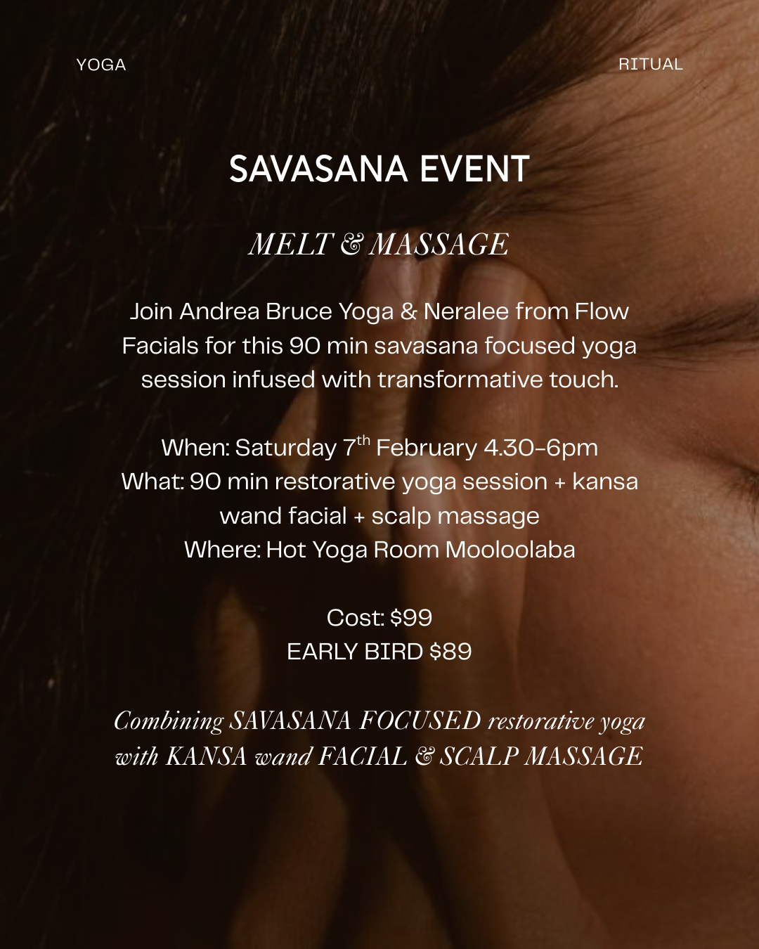 Savasana Event - Melt & Massage