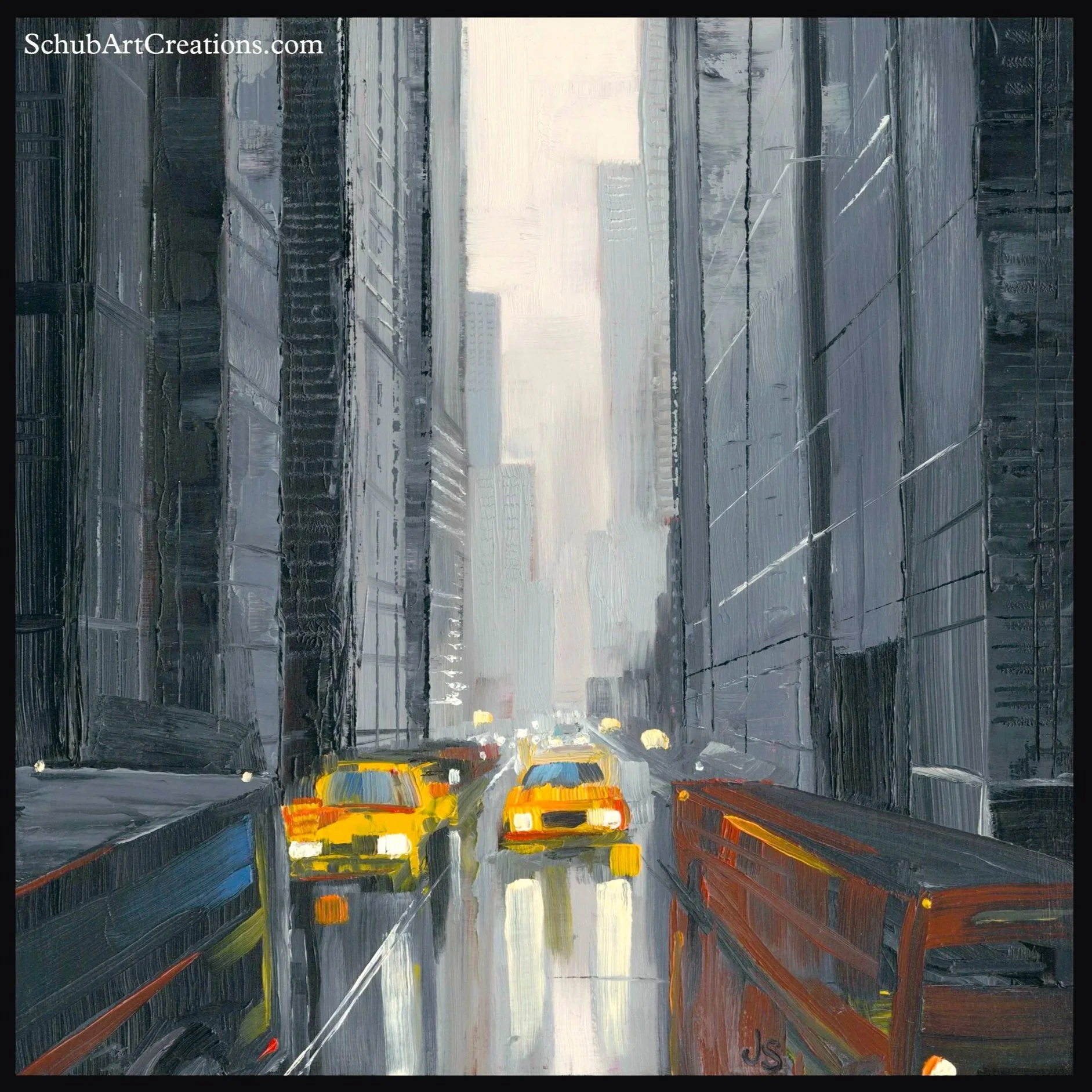 Rain on Market (print)