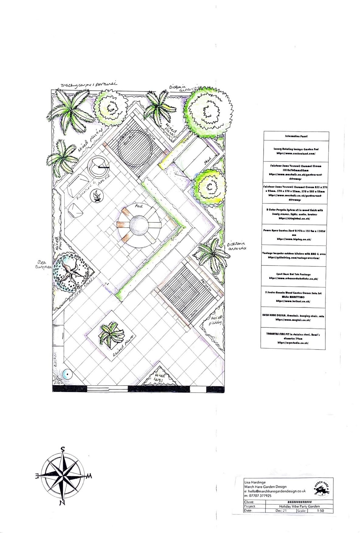 Bring The Holiday Vibe With White Rendered Walls, Tropical Planting & Functional Spaces