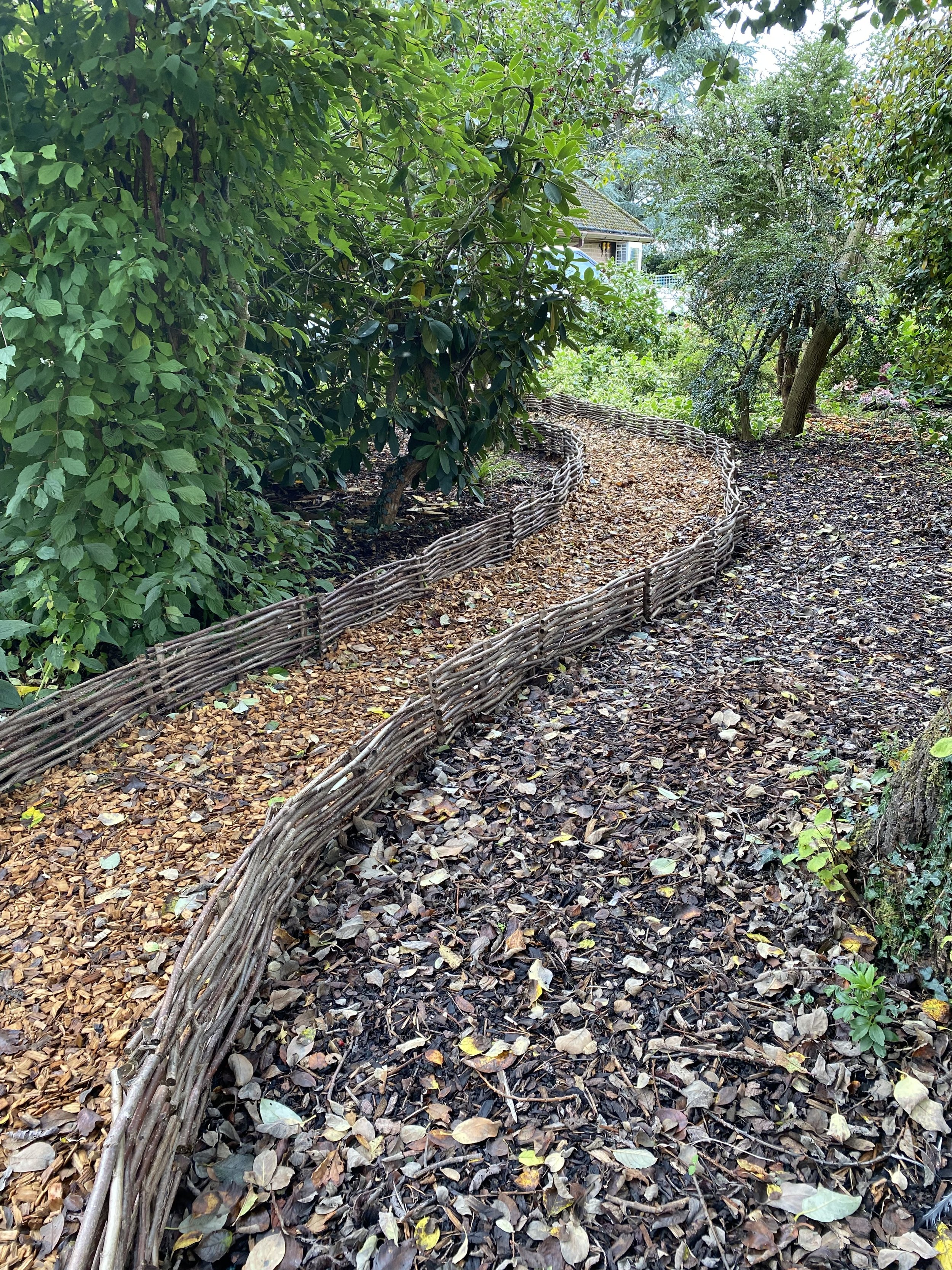 woodland style walkway