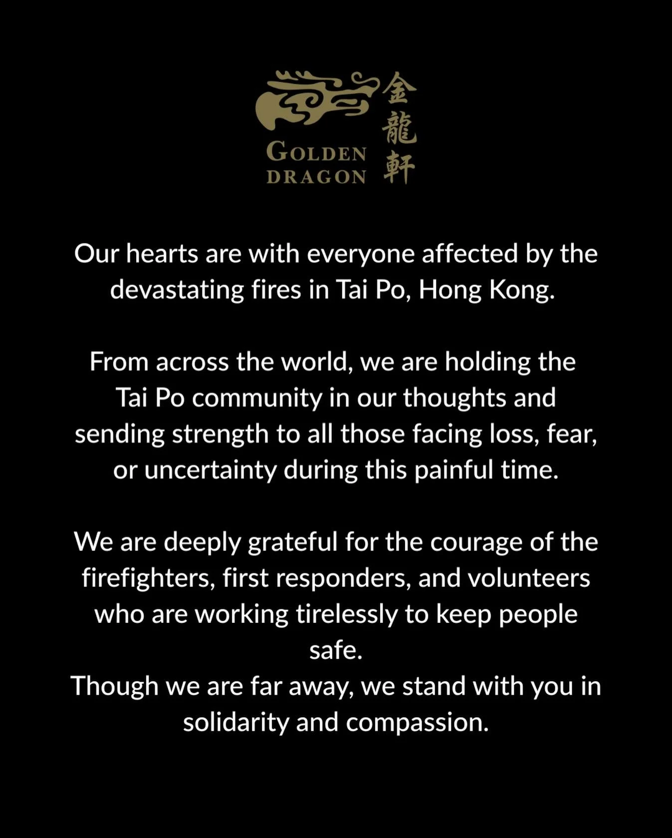 Tai Po, we are thinking of you 🇭🇰❤️

#taipo #hongkong