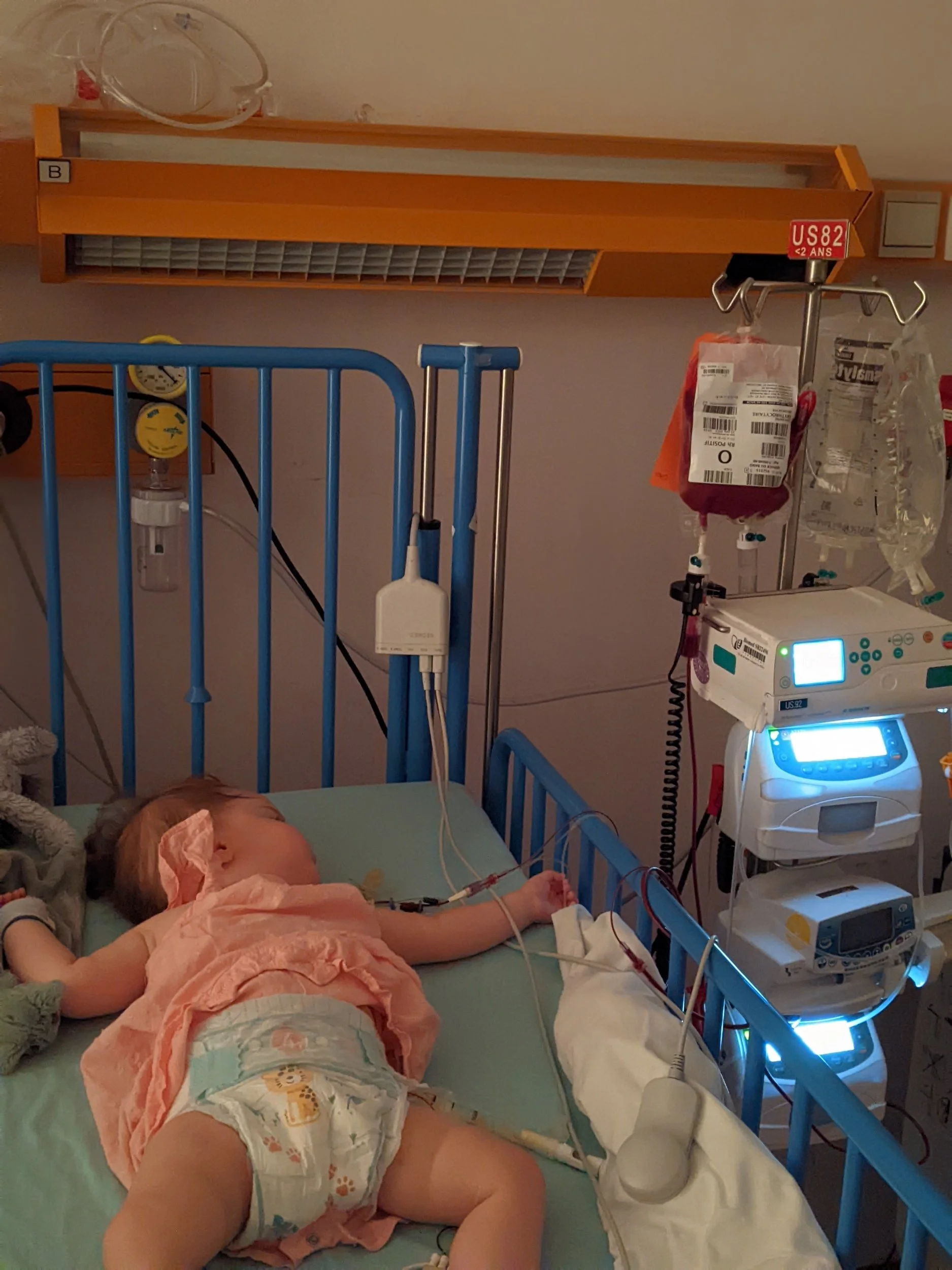 Hier on a transfusé Éloïse