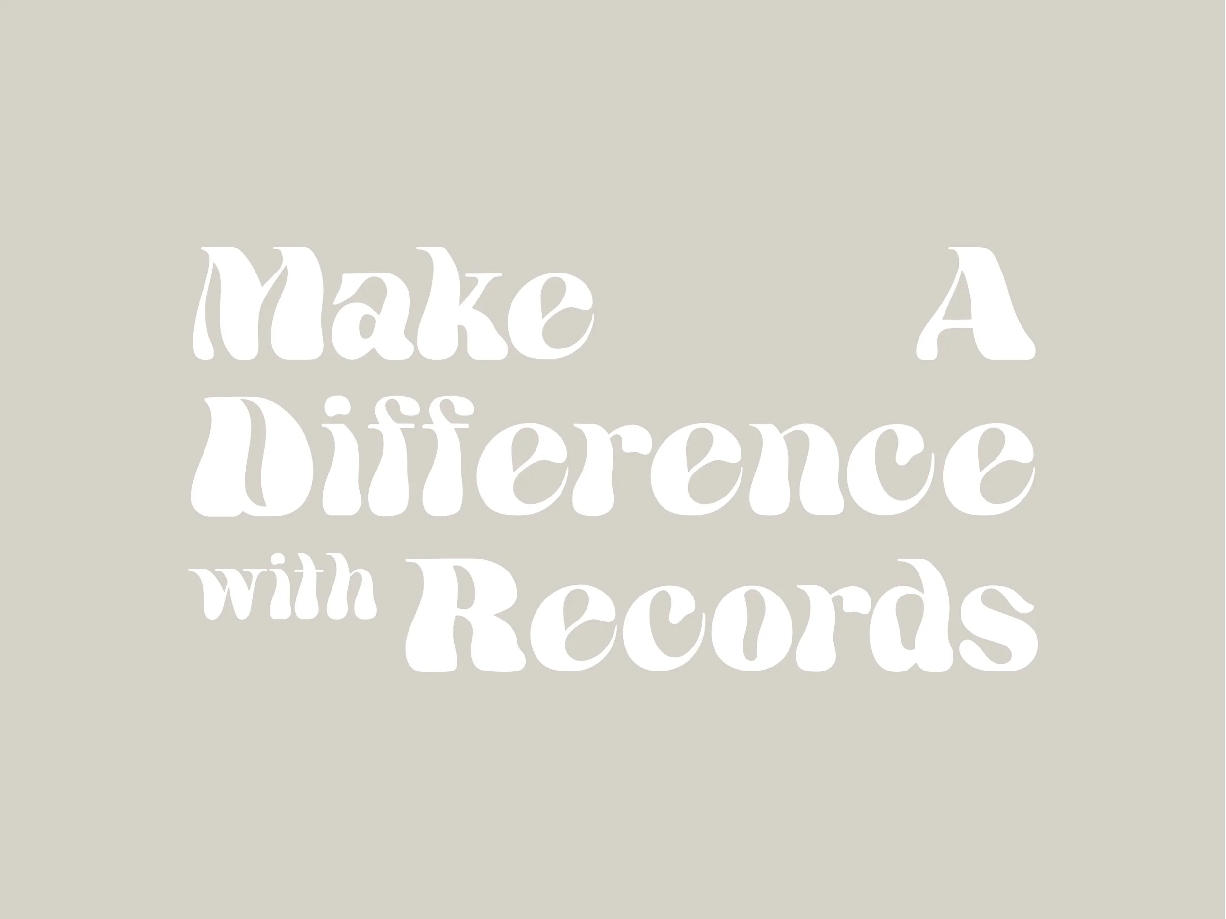 Logo Design & Branding – Make A Difference With Records