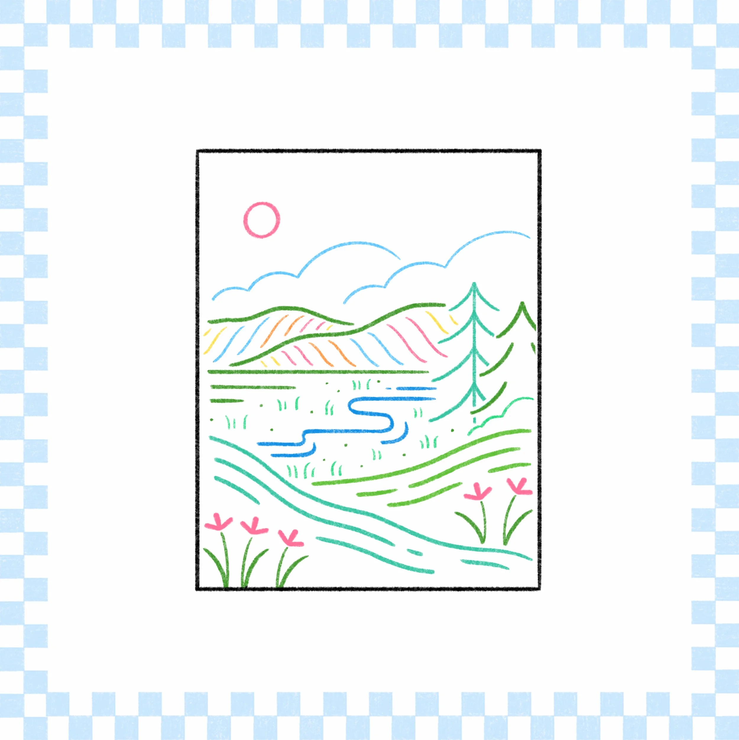 653 - Montagnes Colorées