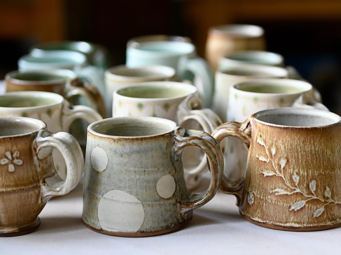 Mugs and influences. April things in western Massachusetts.
The 20th annual @asparagusvalleypotterytrail is this Saturday and Sunday. It&rsquo;s always the last weekend in April when the asparagus start coming up in the valley. It&rsquo;s still a lit