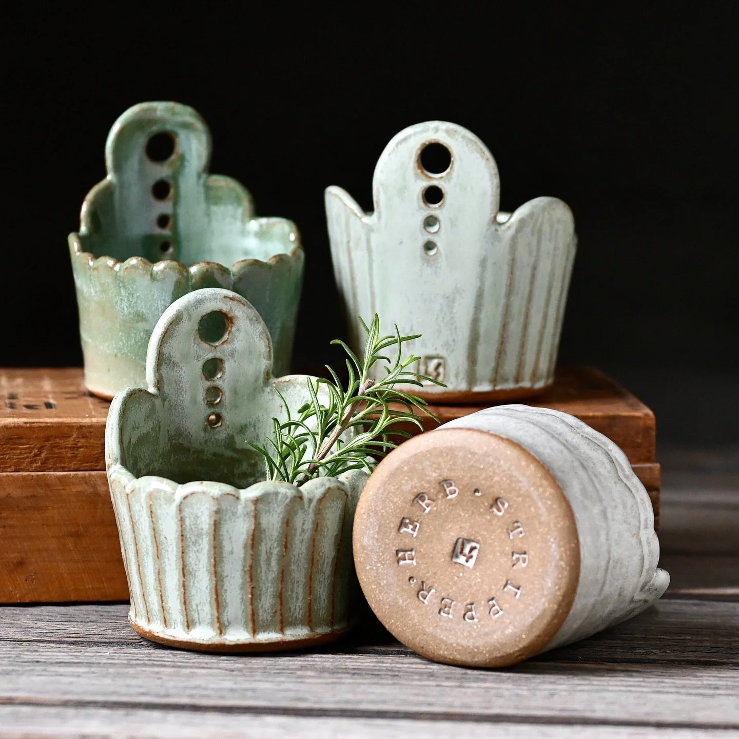 I&rsquo;ve been getting so many requests for herb strippers. I never even heard of an herb stripper until four months ago. I made a few to fulfill these requests, and hope to have a few more for my 24th annual open studio, December 6th-7th. 
.
.
#her