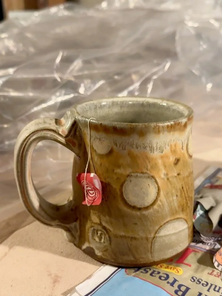 Working late tonight, listening to peaceful music while drinking ginger tea. I&rsquo;m working late because I took some time today to do the weekly overpass protest. 

&bull; Practicing my first amendment right of free speech while we still have it.
