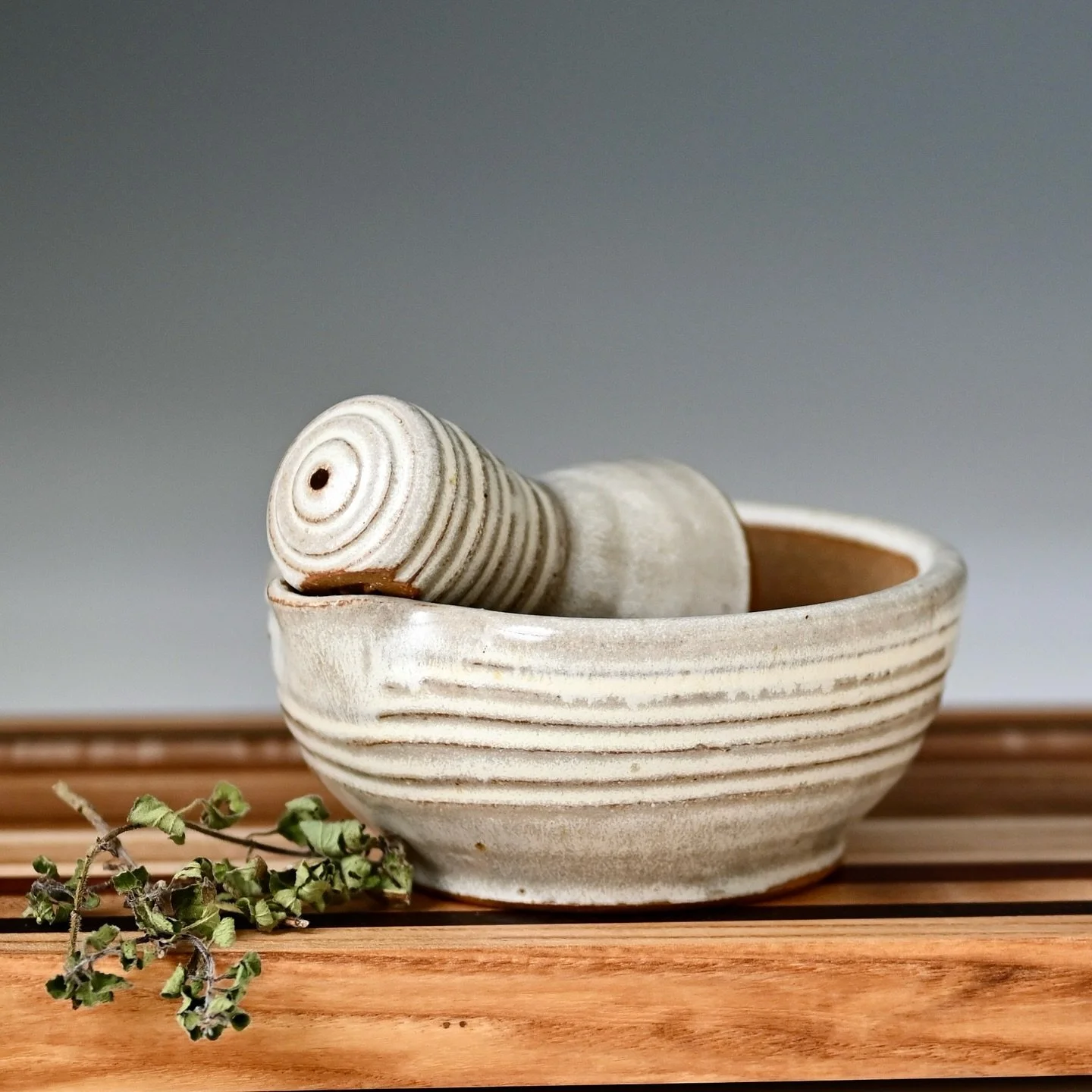 Kitchen goods. 
Today at noon.
.
#fuctionalpottery #kitchentools #handmadeisbetter #slowfood #mortarandpestle #herbstripper #foodie #madeinmassachusetts