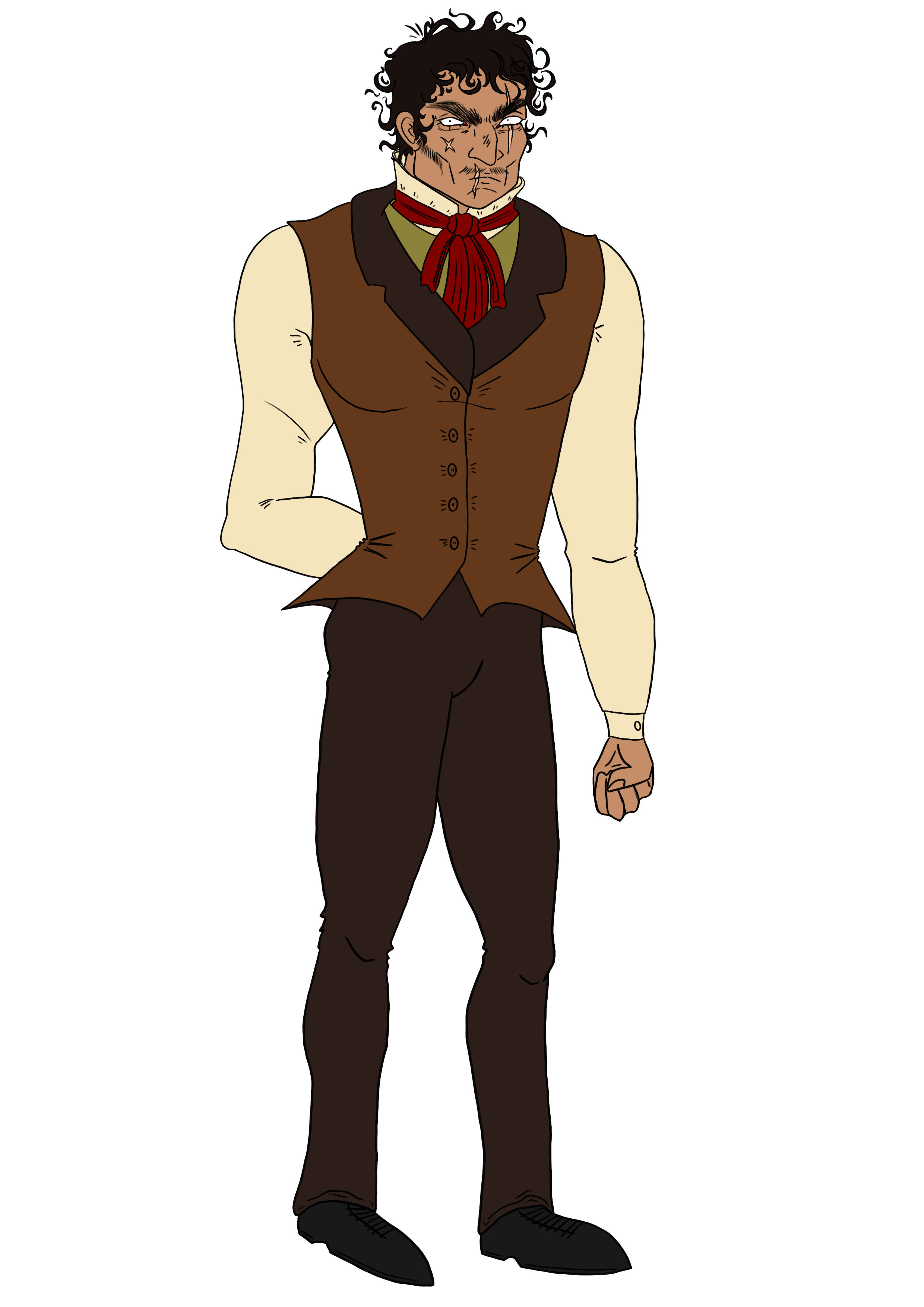 Jesus Mencia - The undercover vampire hunter masking as an ordinary guest of the Baroness.