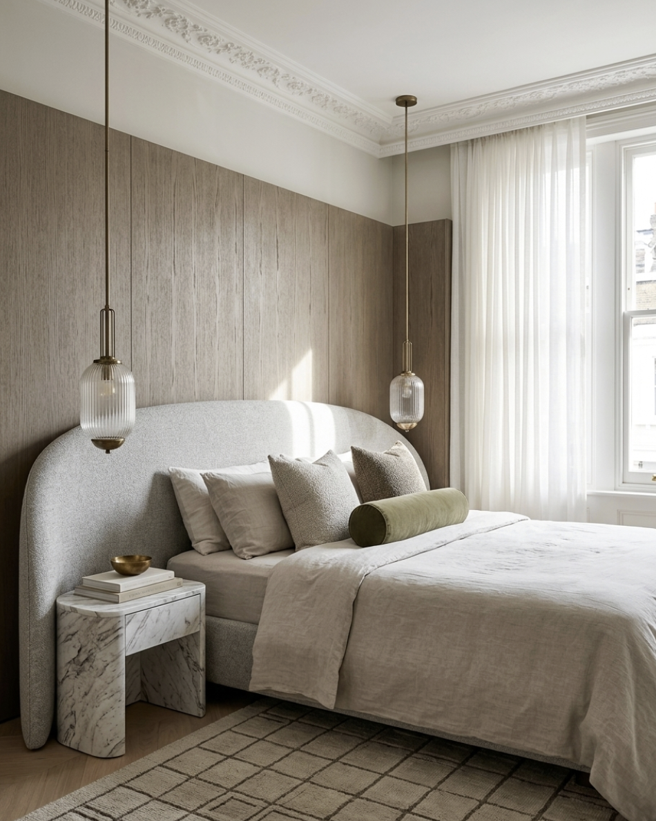 London Bedroom Elegant Interior Design