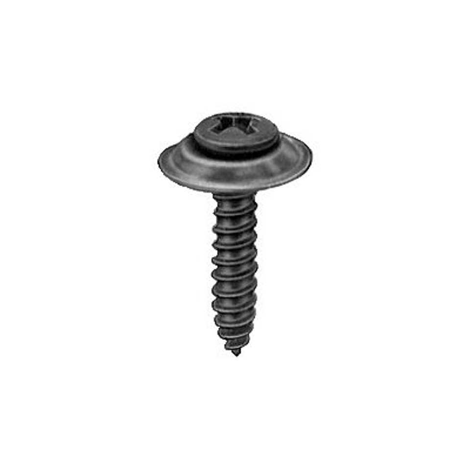 SCREW PHIL COUNTERSUNK BLK 8x1" PKG100
