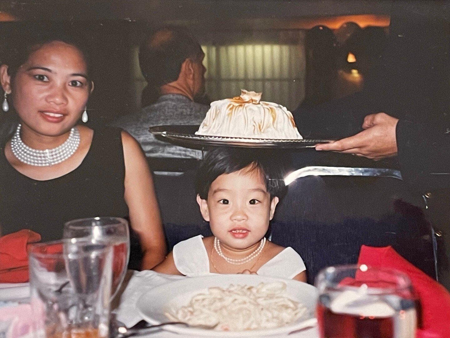 &quot;I never understood where my hyper fixation for this faux Italian sauce came from - until I found this photo, circa 1997 on a cruise ship with my mom. I adore that she didn&rsquo;t even think twice about a &ldquo;kid&rsquo;s menu&rdquo; for me. 