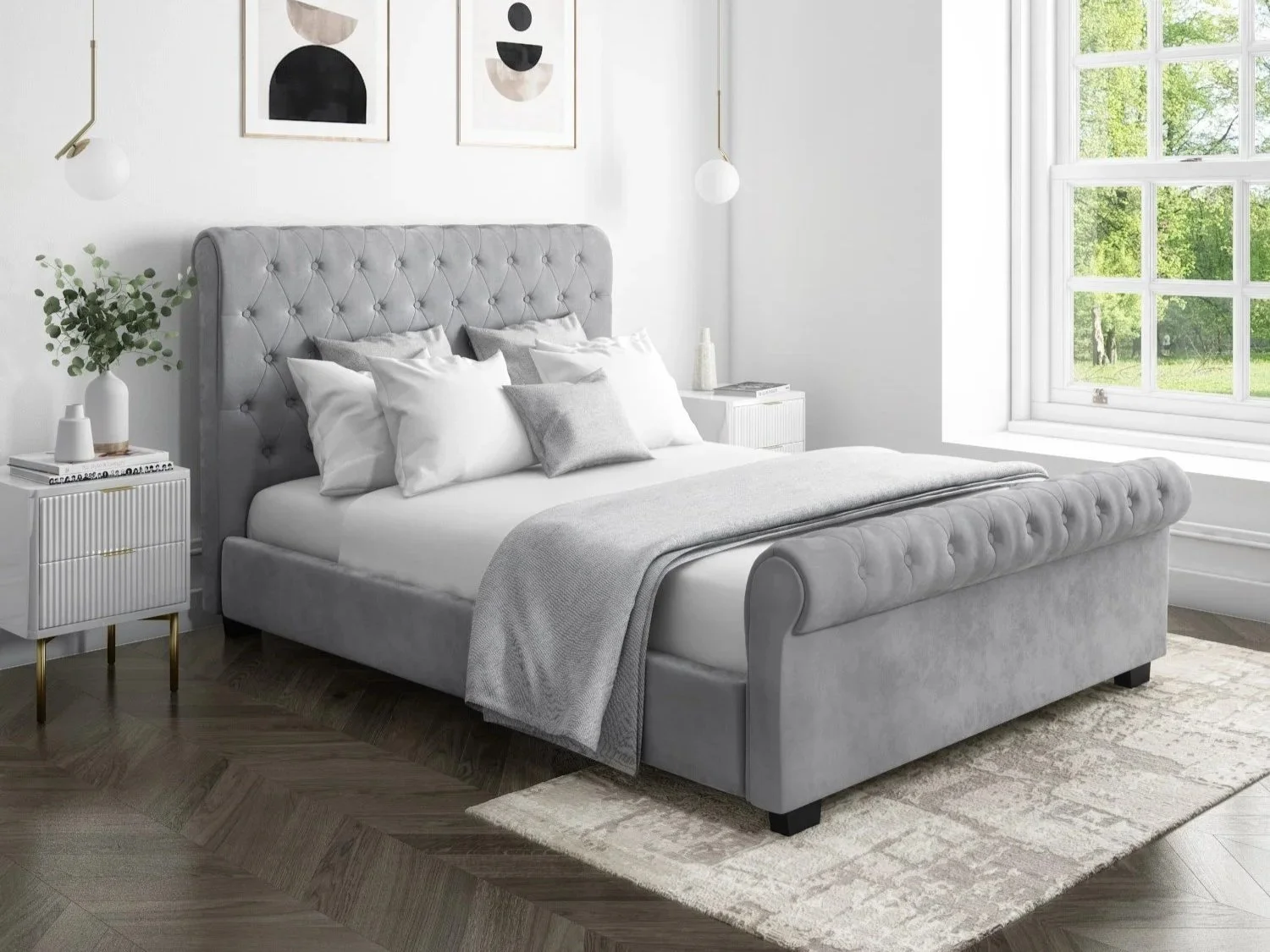 Sleigh Bed