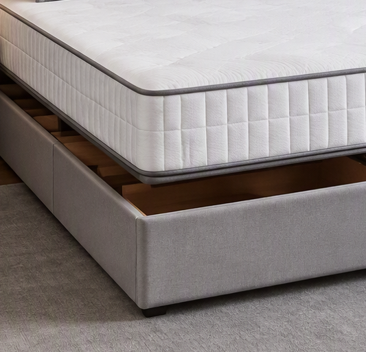 Origin Mattress on Ottoman Base Corner Shot