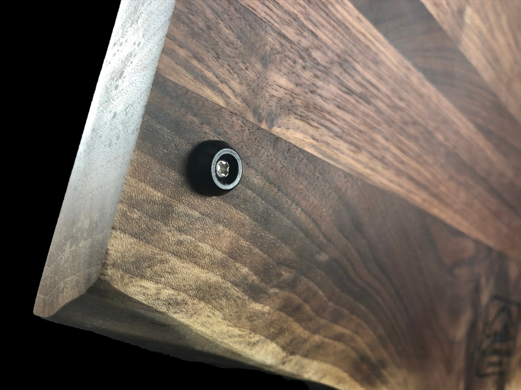 Black walnut Cutting Board. Live edge. Hoppe Bros Woodwork Co