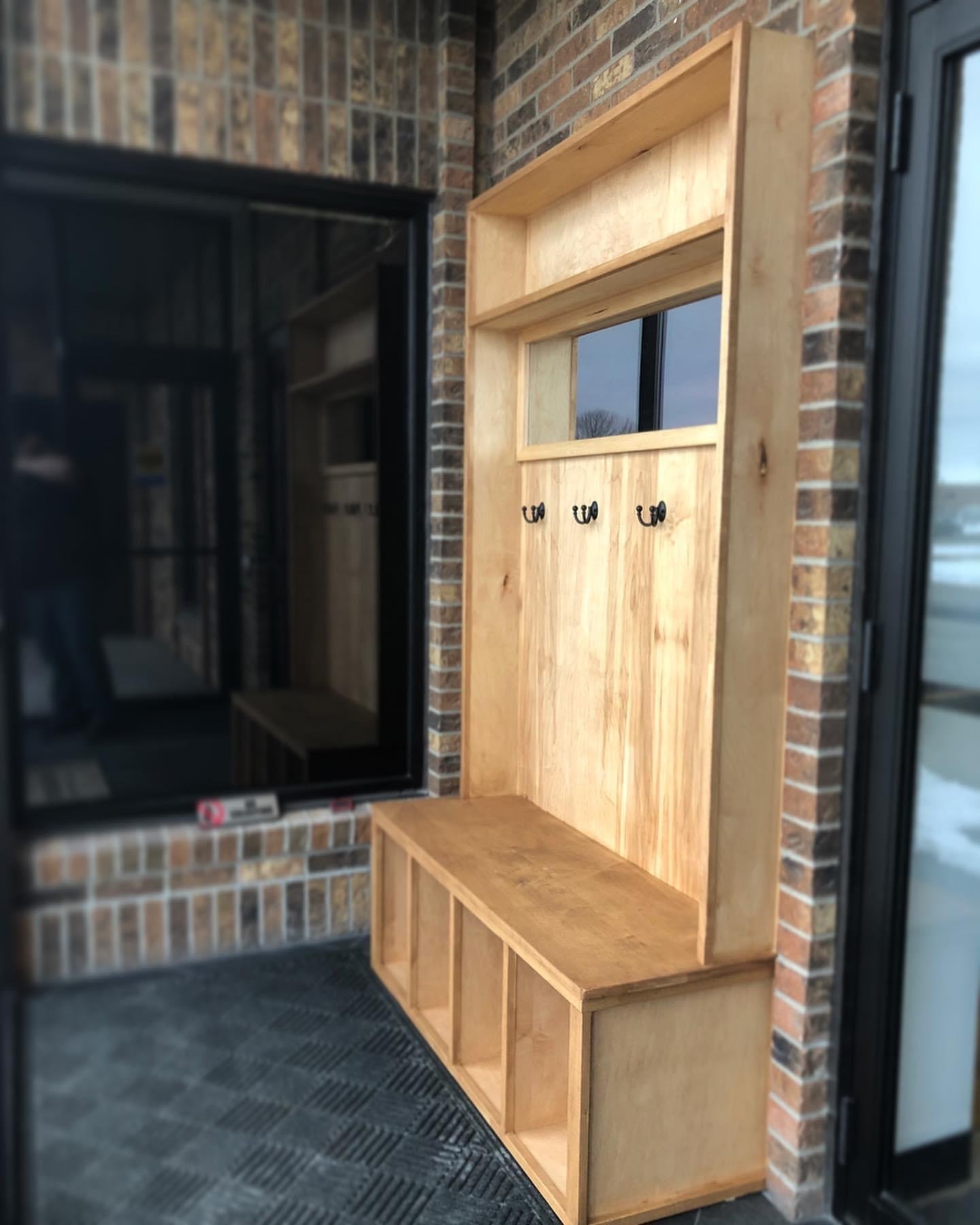 Hall Tree- Coat Rack + Storage