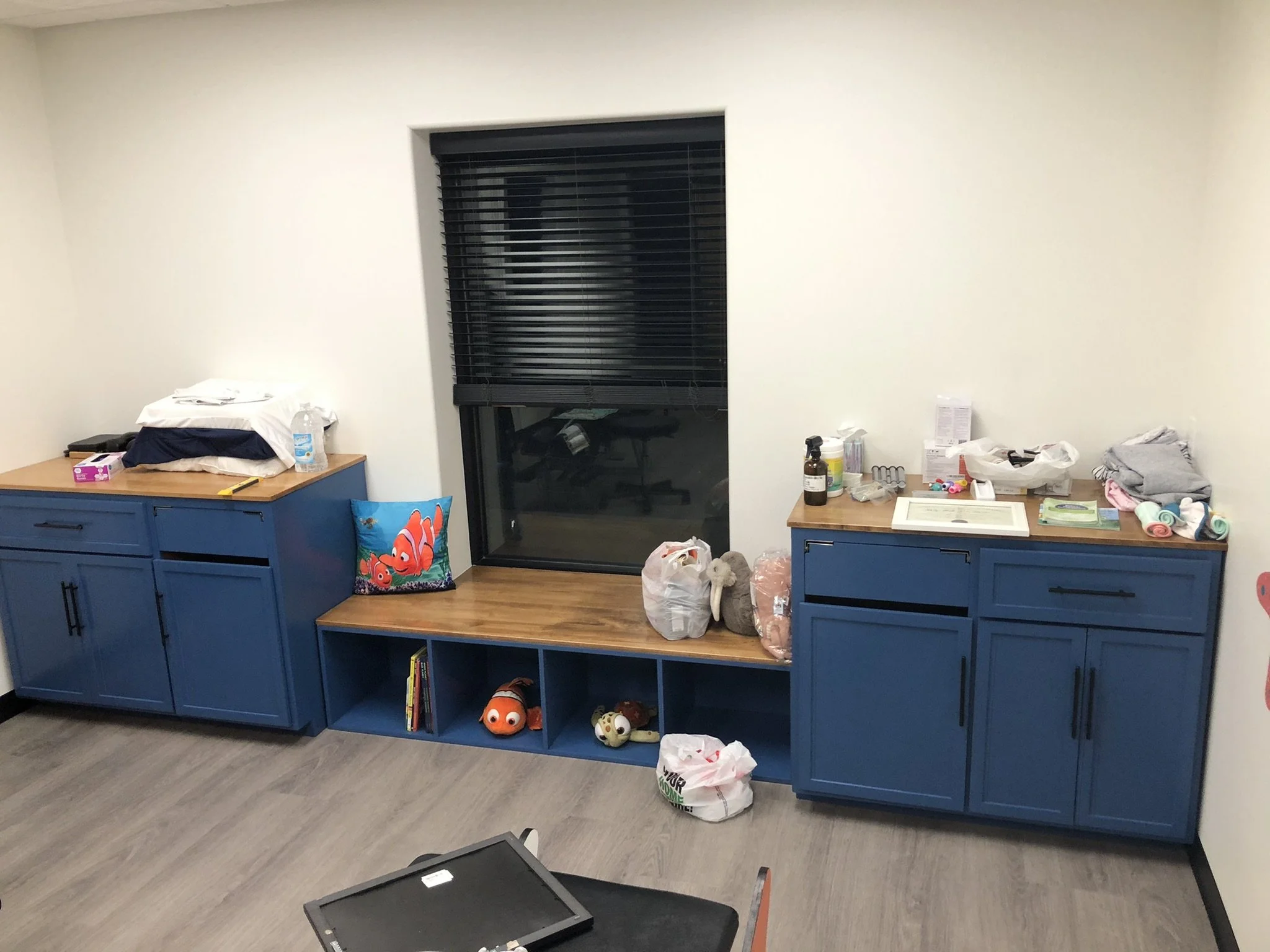 Built in Storage + Bench