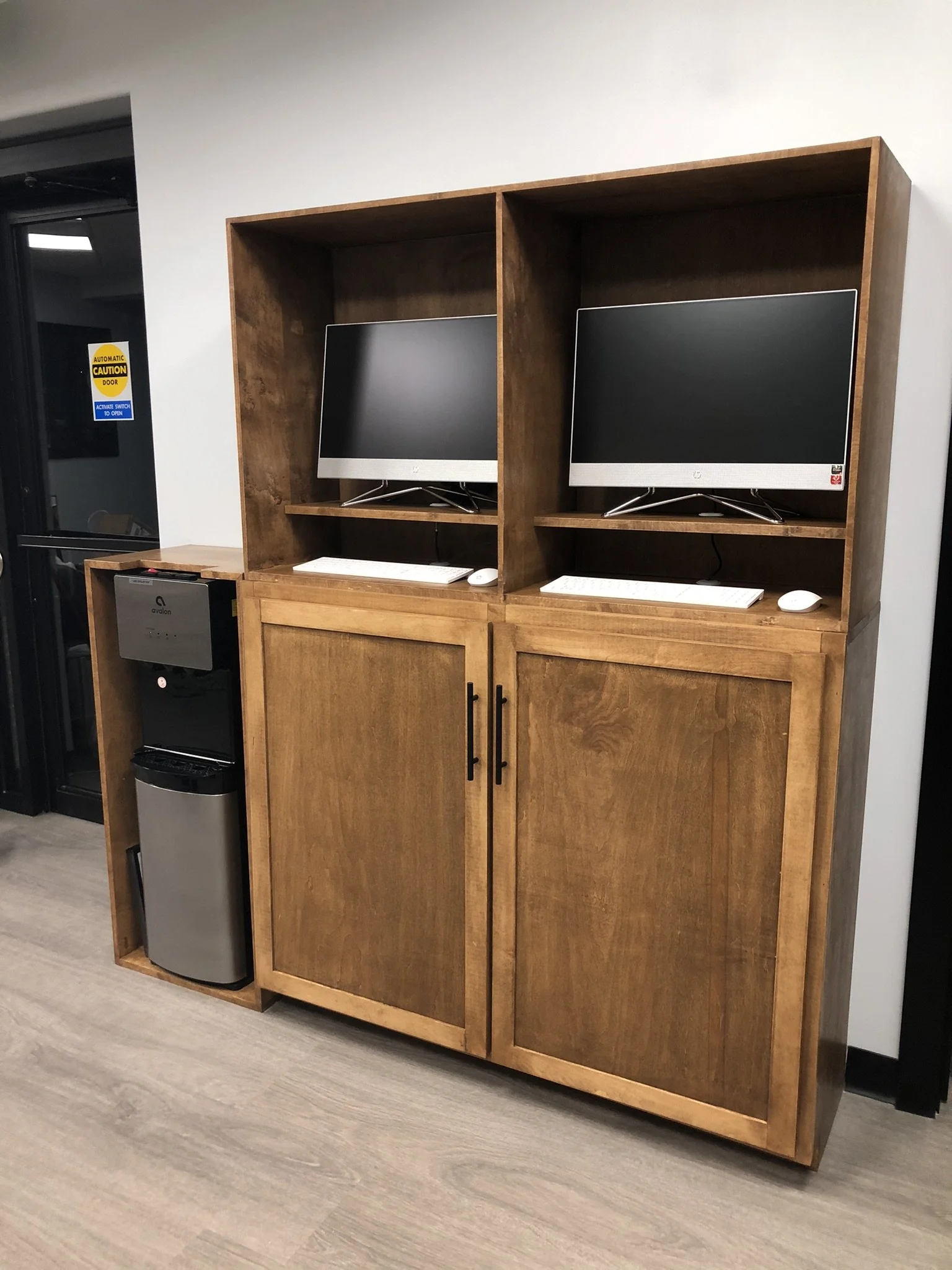 Water Cooler + Computer Storage