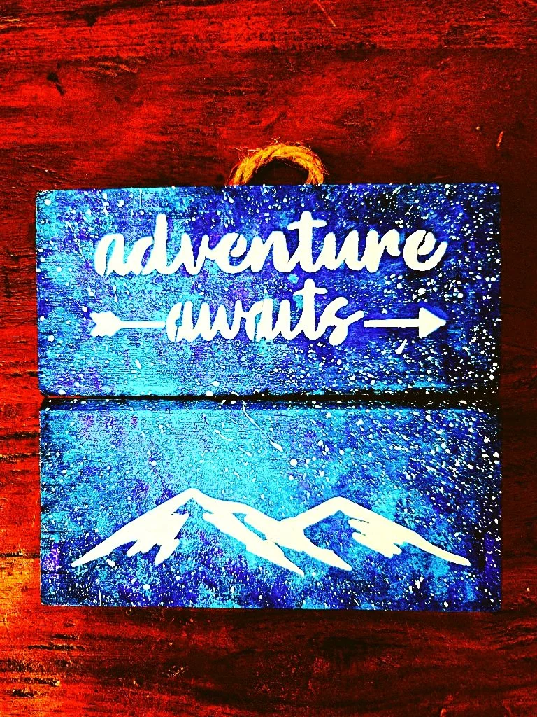 Sold at Fantasy Faire art show in Salida. Small acrylic painting on wood.