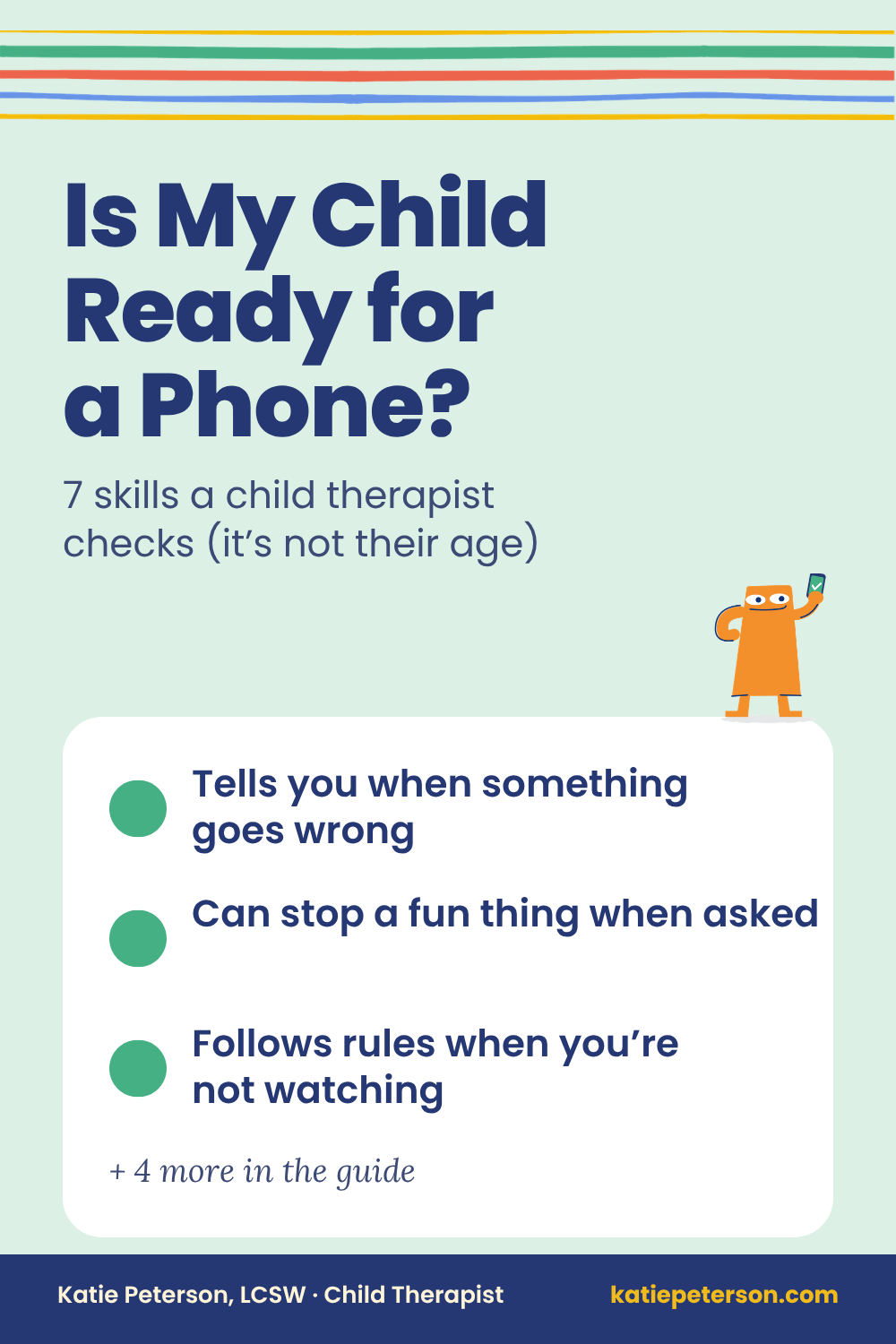 Is My Child Ready for a Phone? A Child Therapist's 7-Skill Check