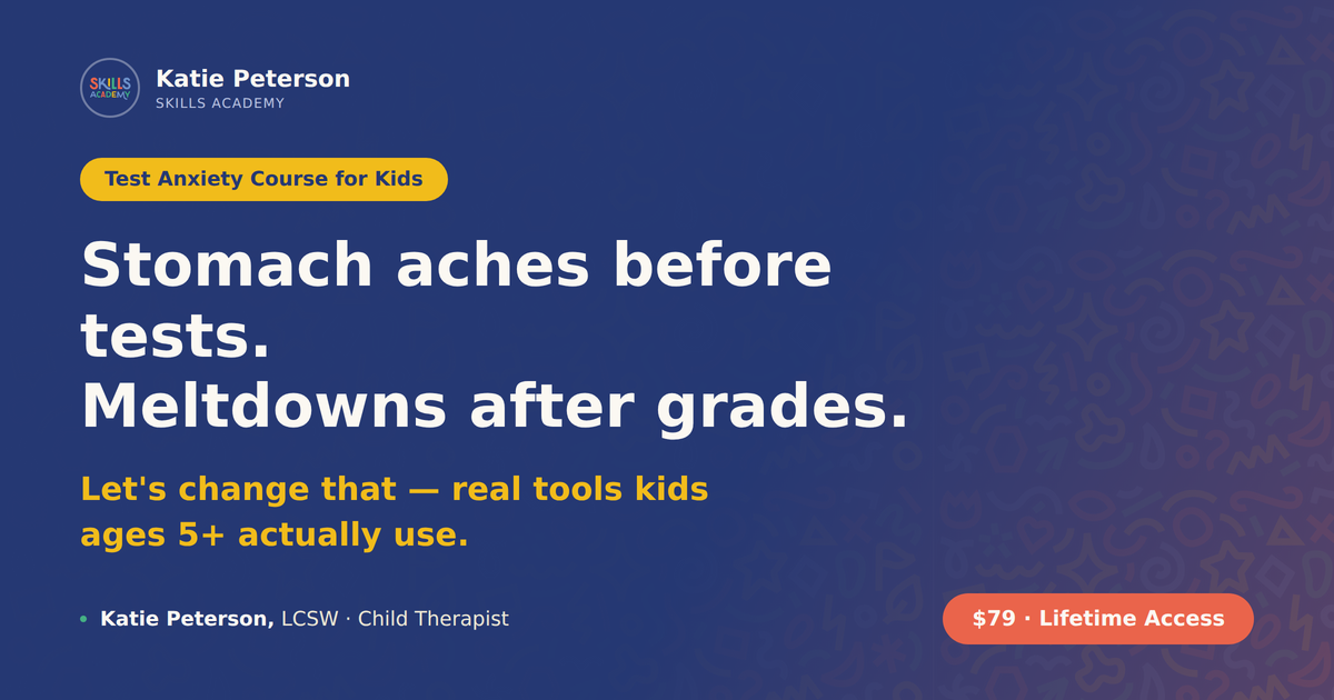 Test Anxiety in Kids: What to Say Before a Big Test (Mid-Terms Edition)
