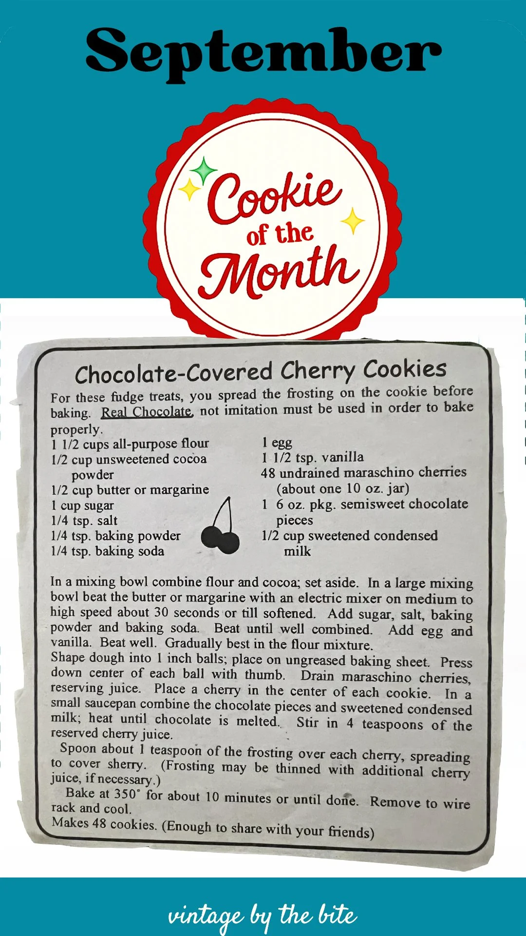 chocolate covered cherry cookies clipping