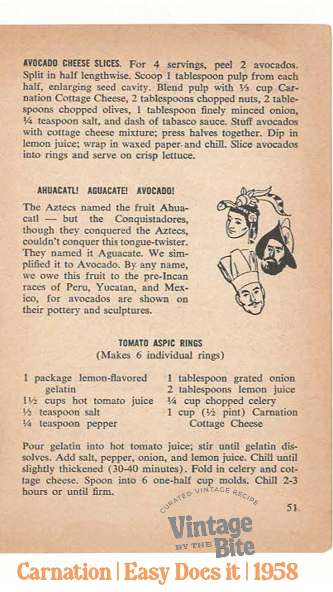 Tomato Aspic Rings\Carnation\ Personal Collection - archival content