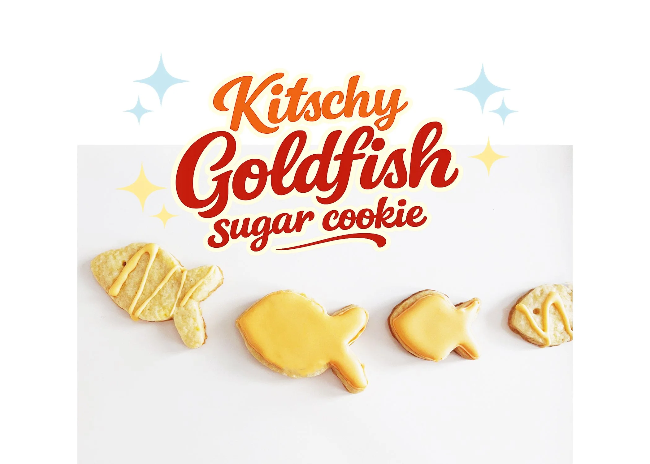 Kitschy Orange Sugar Cookies