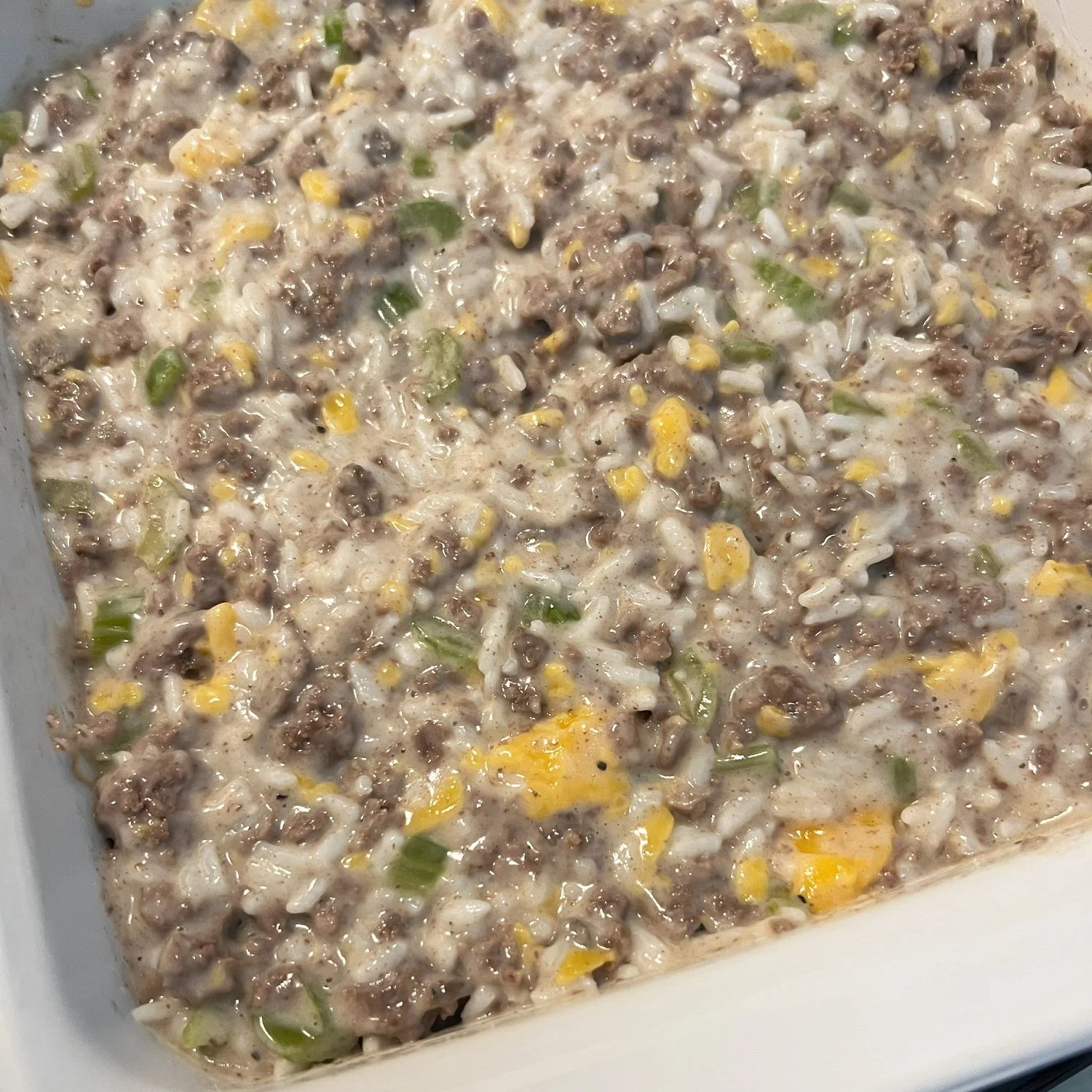 Hamburger Rice Supper Casserole -6c.jpg