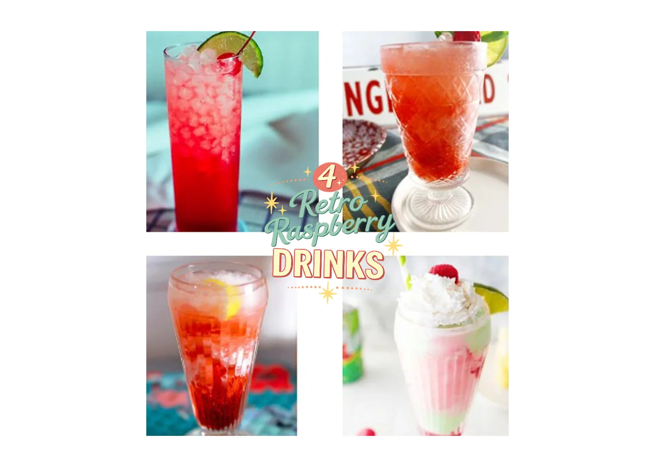 4 Retro Raspberry Drinks to Try Today