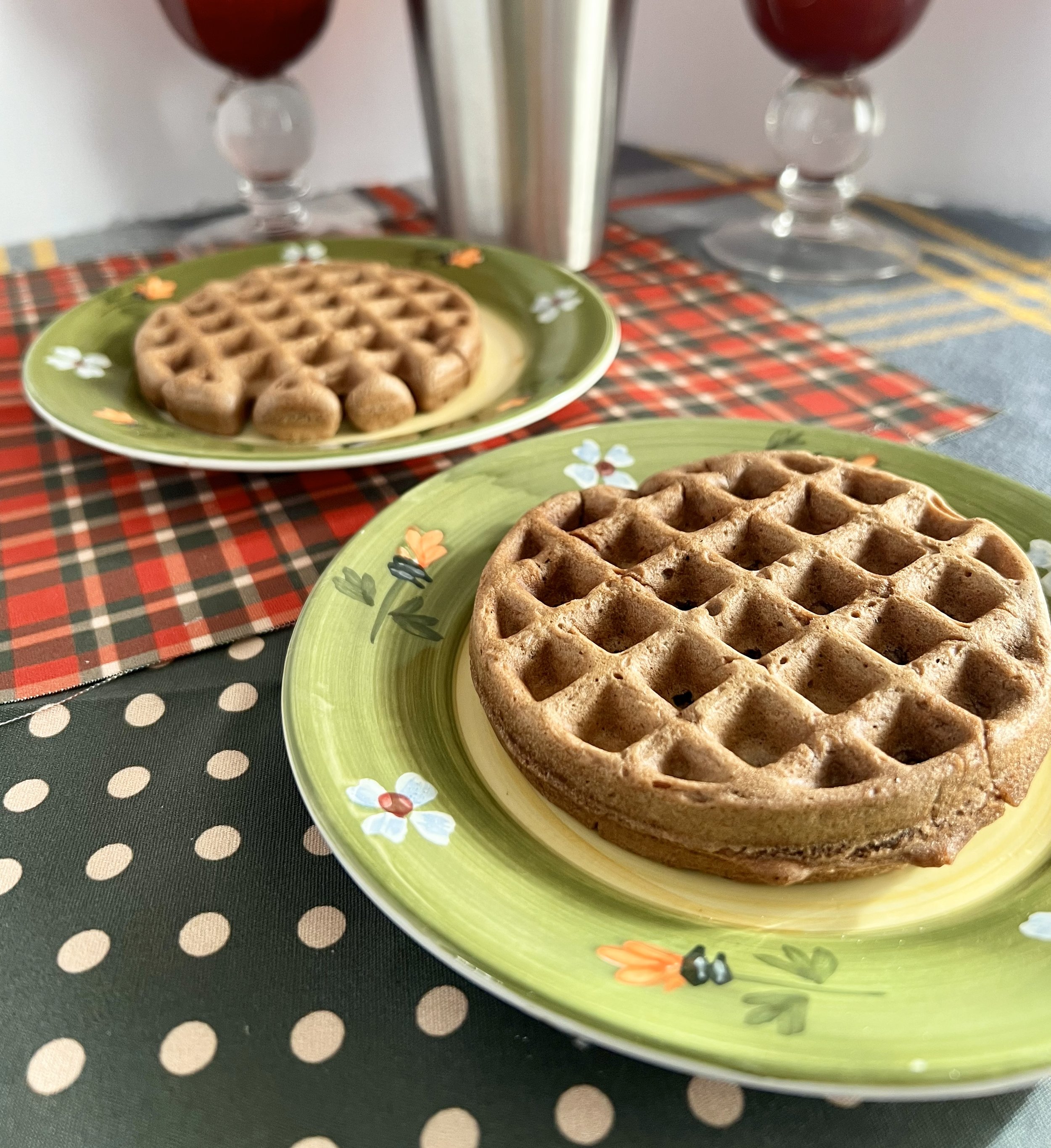 chocolate mini waffles