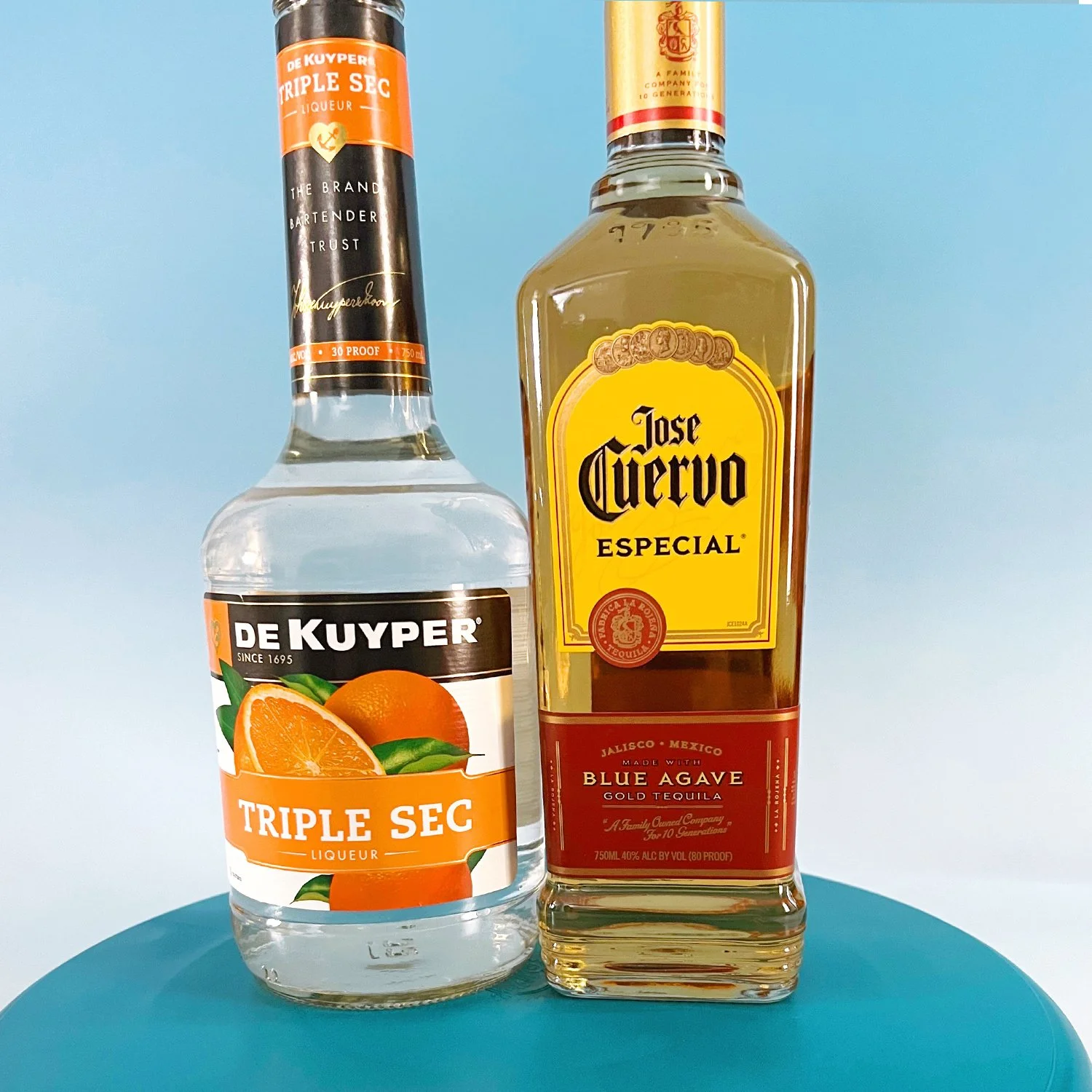 triple sec and tequila 