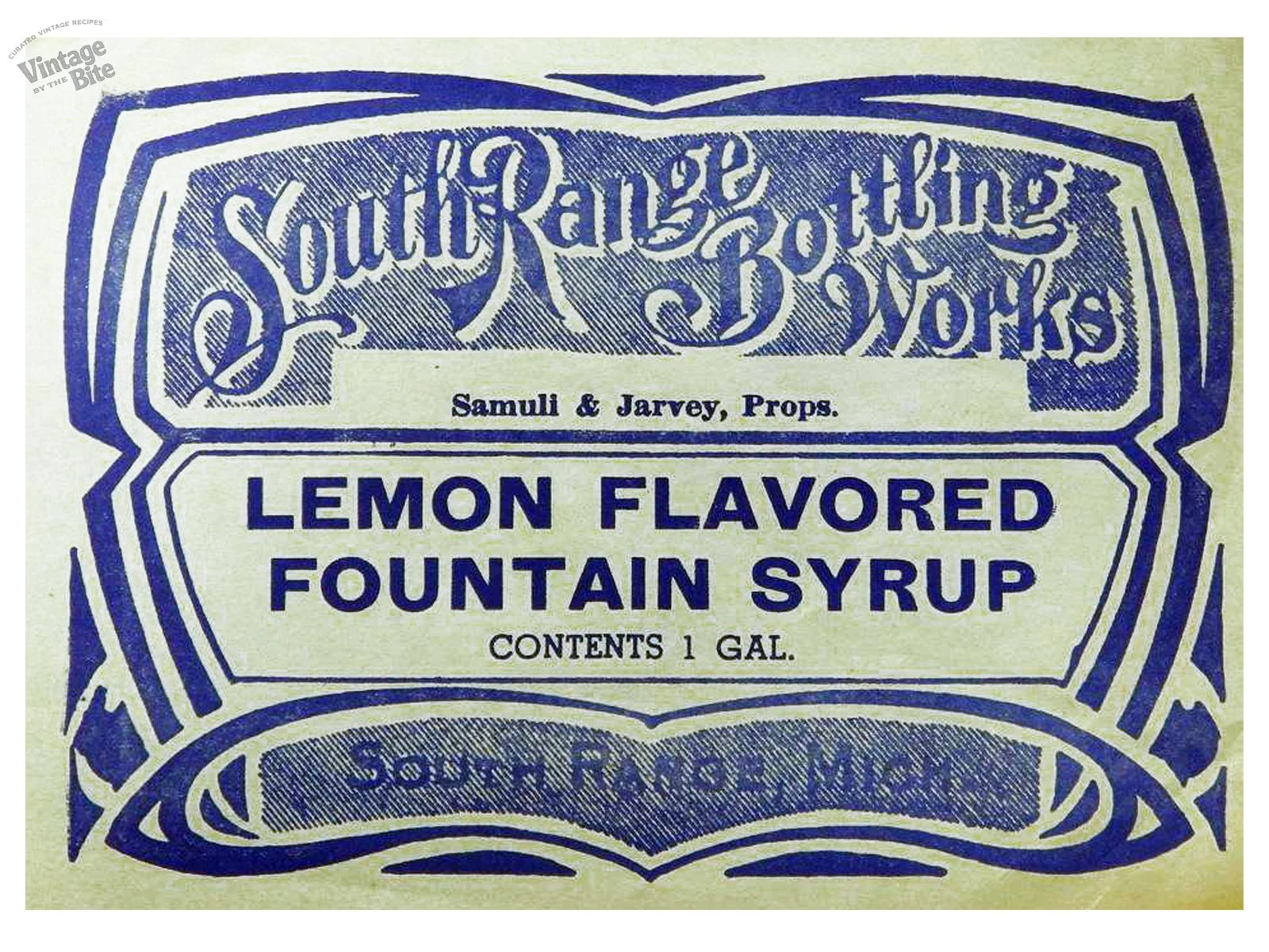 vintage label