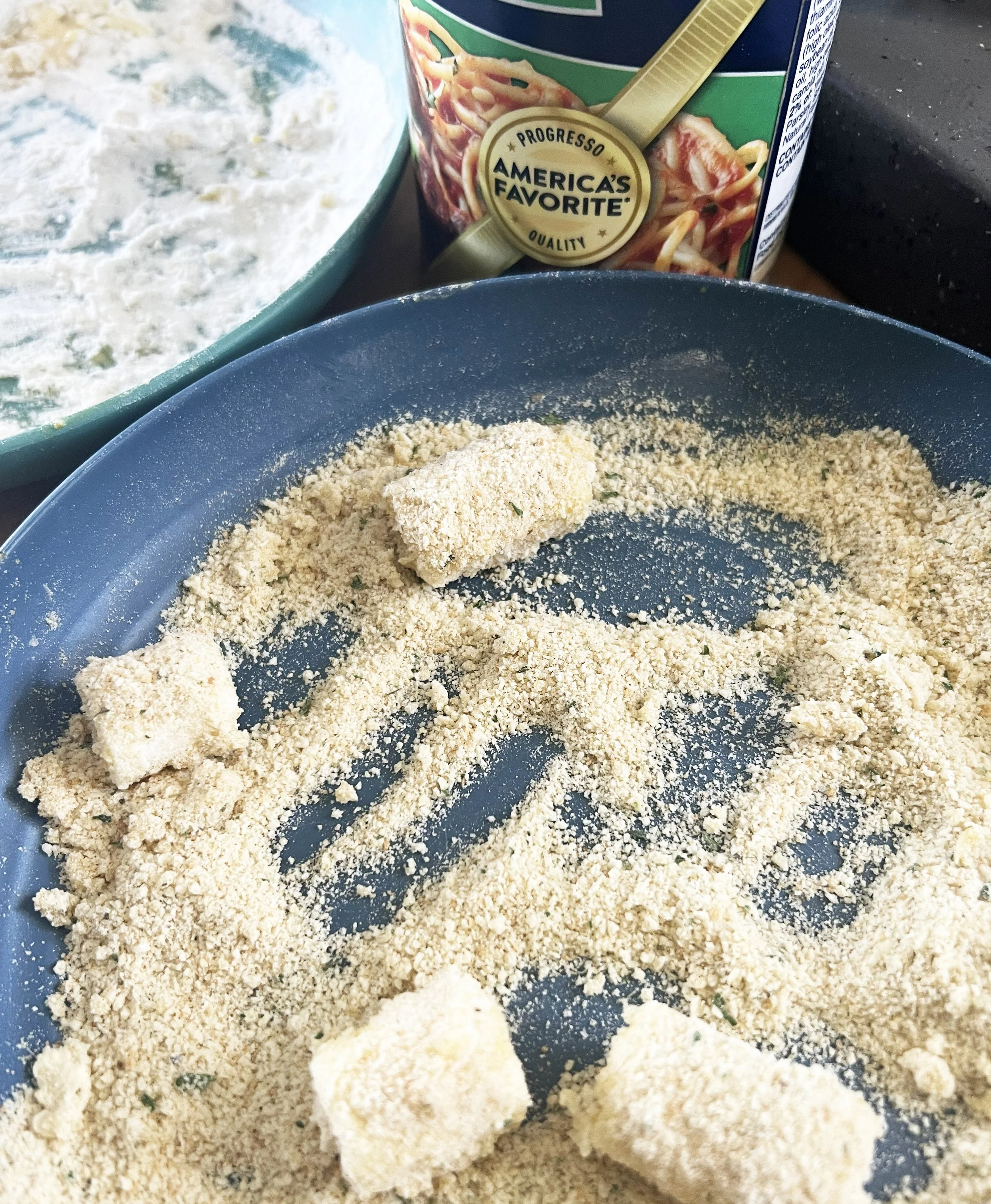 cheese and italian breadcrumbs