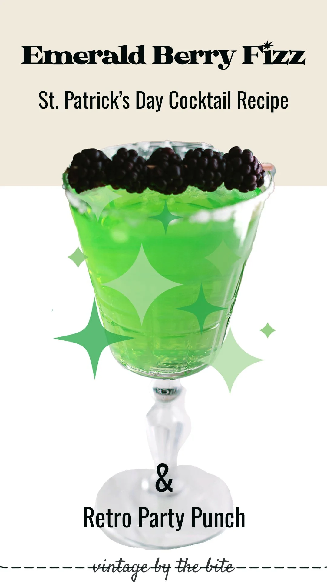 emerald green cocktails