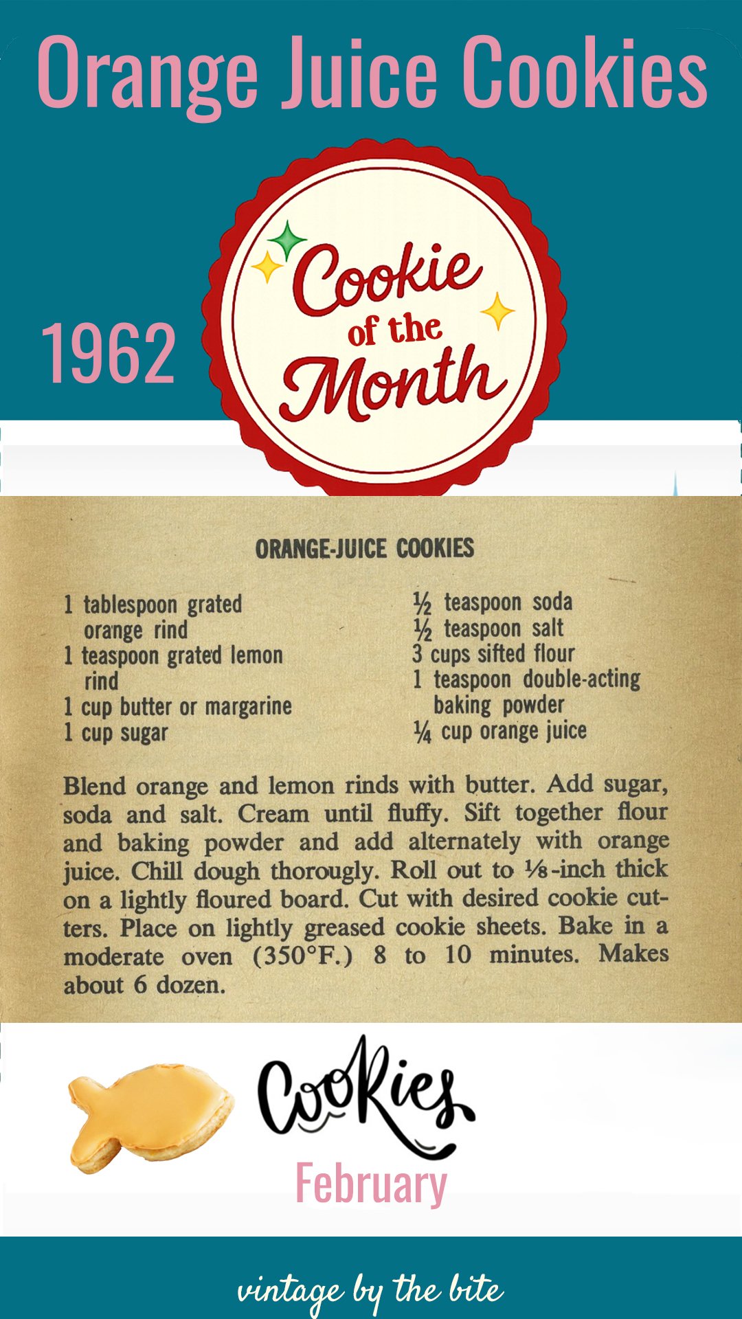 1962 Woman’s Day cookie recipe/ personal collection