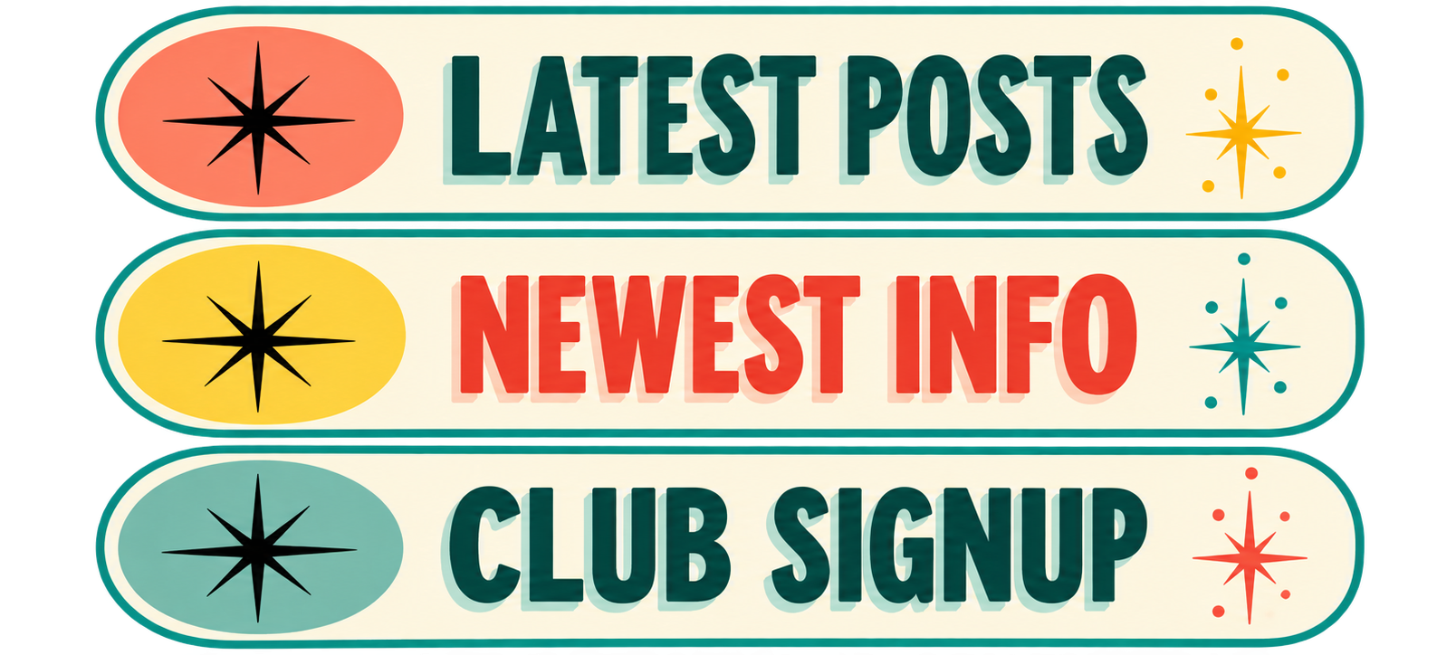 Bio site links - latest new and club