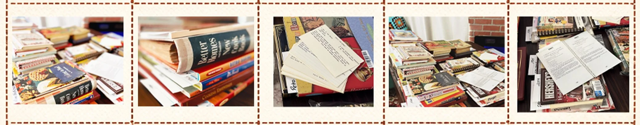 cookbook recipe book collection - no link