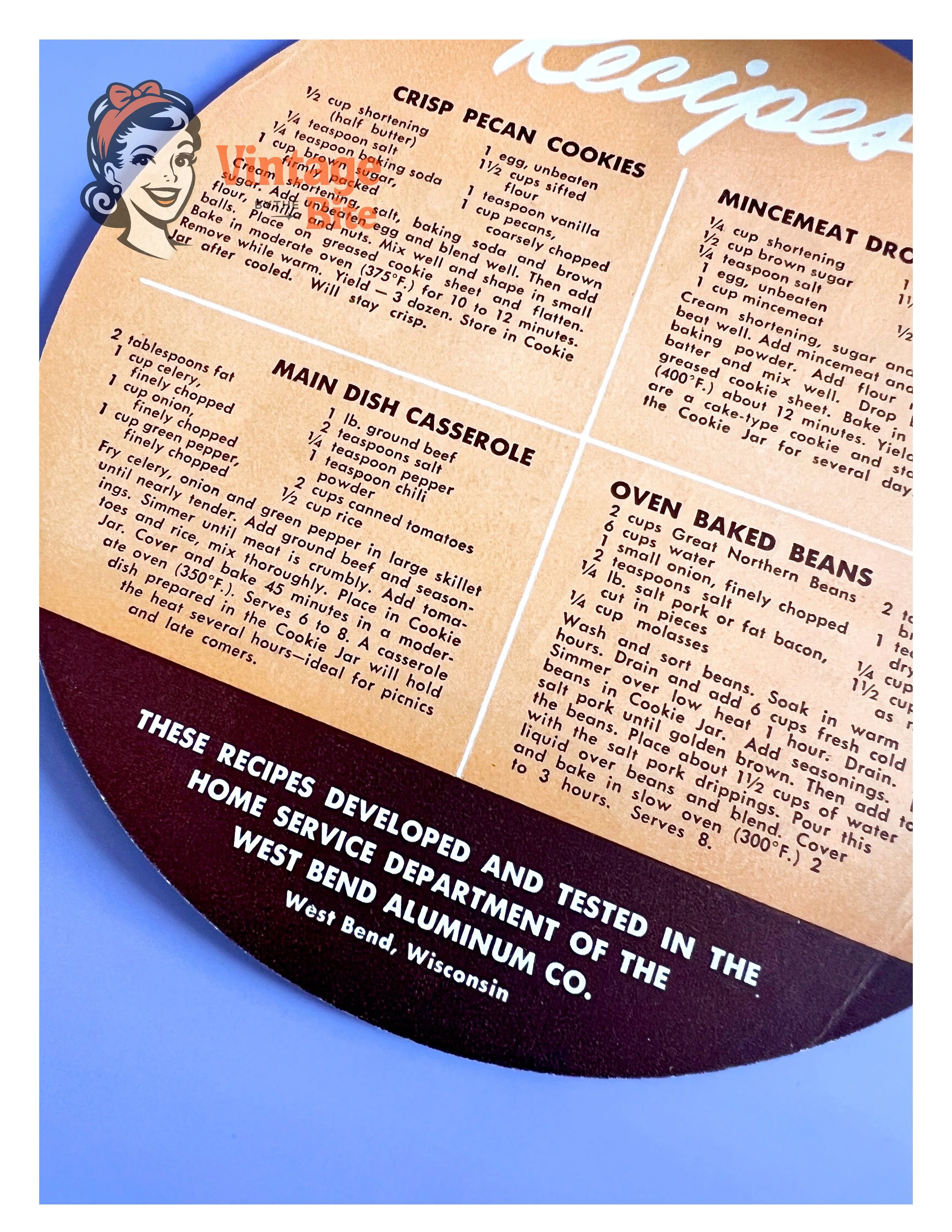 cookie label close up