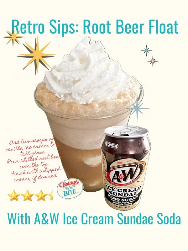 rootbeer sundae float