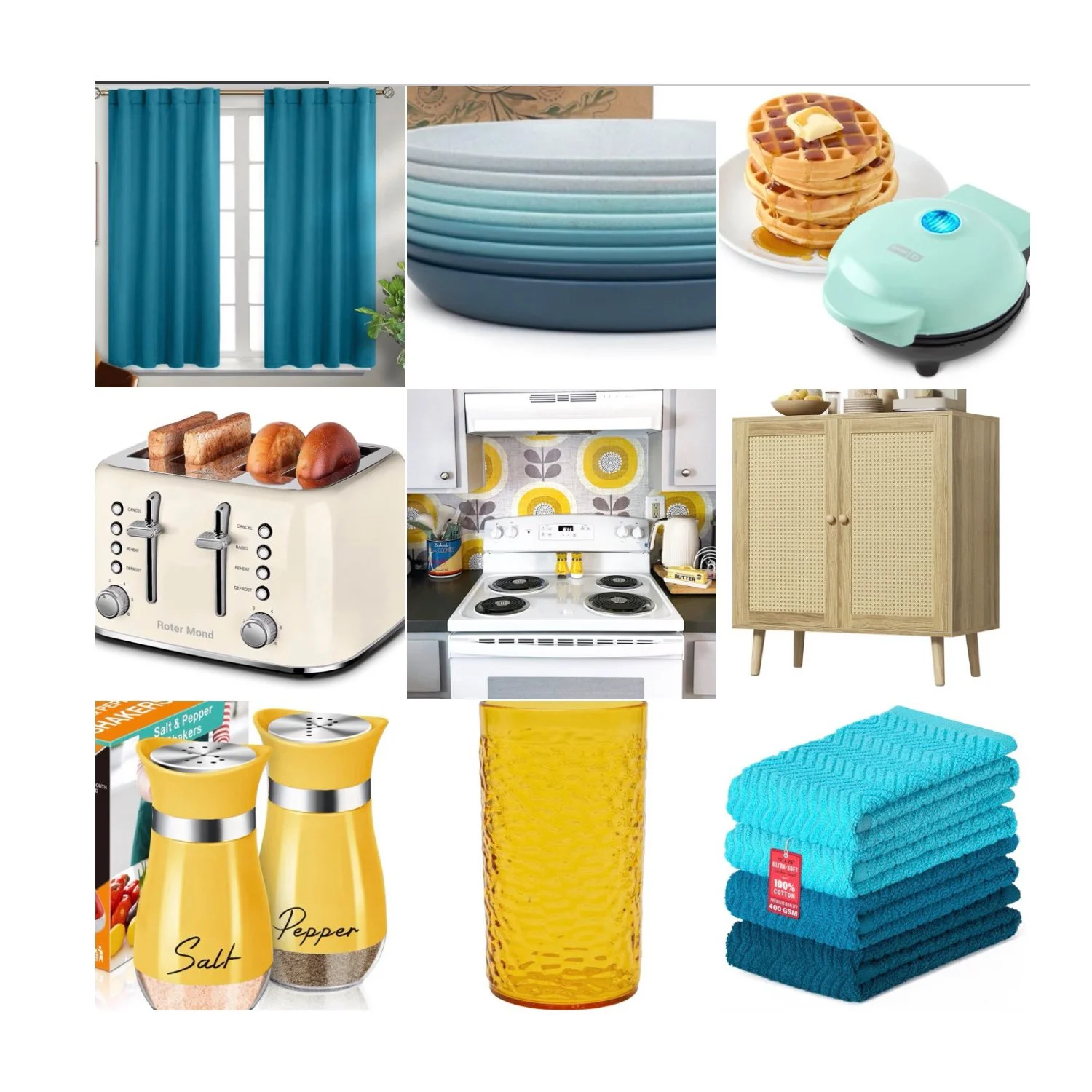 retro kitchen items and my stove - amazon store